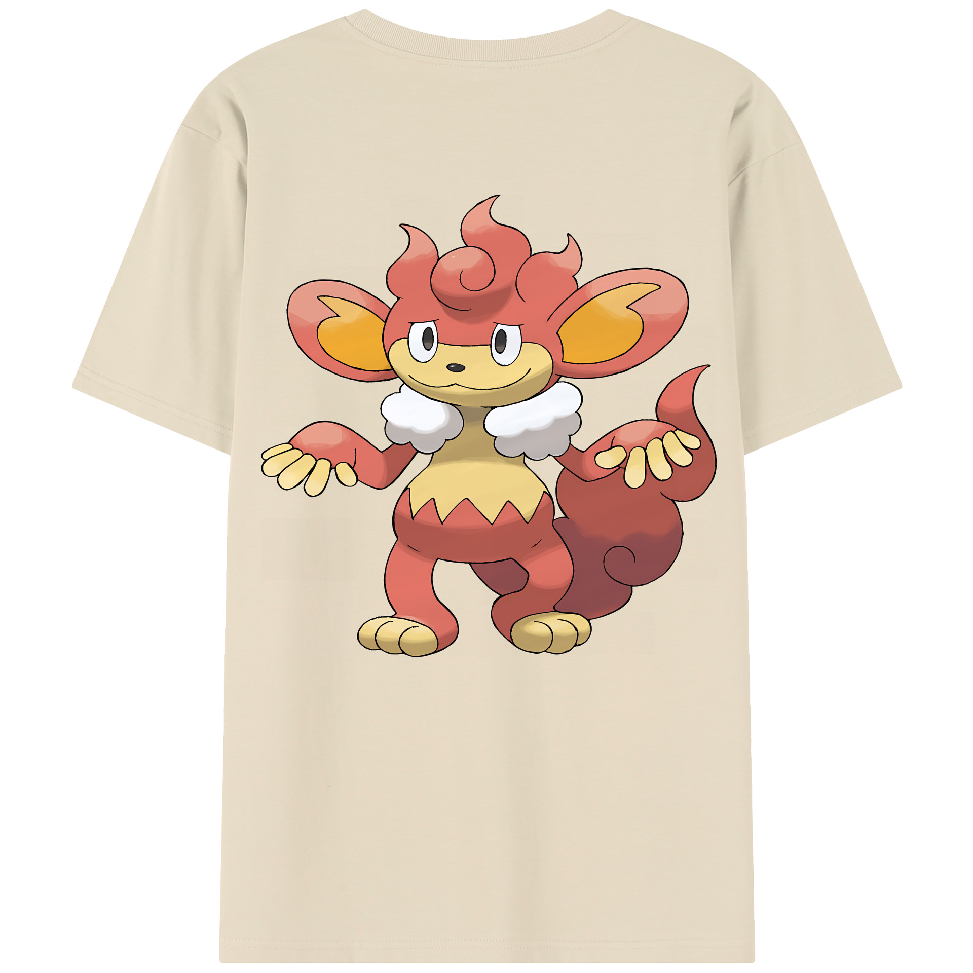 （画像用） ポケットモンスター Pokémon 綿100％半袖Tシャツ（背面プリント）