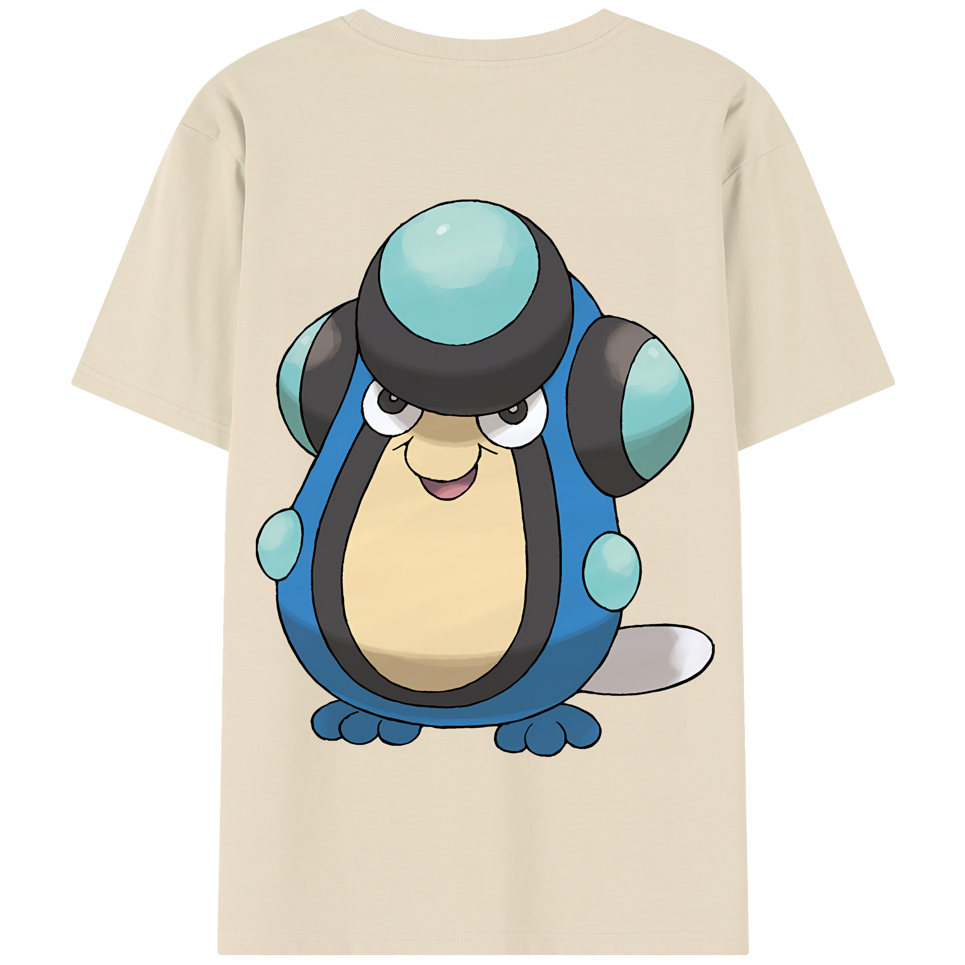 （画像用） ポケットモンスター Pokémon 綿100％半袖Tシャツ（背面プリント）