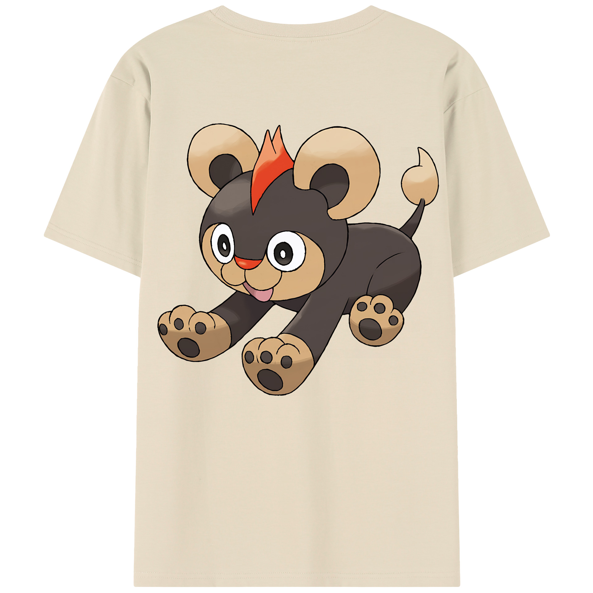 （画像用） ポケットモンスター Pokémon 綿100％半袖Tシャツ（背面プリント）
