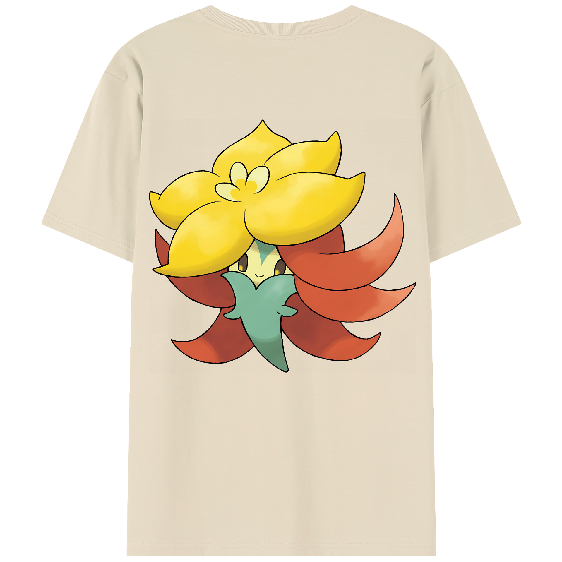 （画像用） ポケットモンスター Pokémon 綿100％半袖Tシャツ（背面プリント）