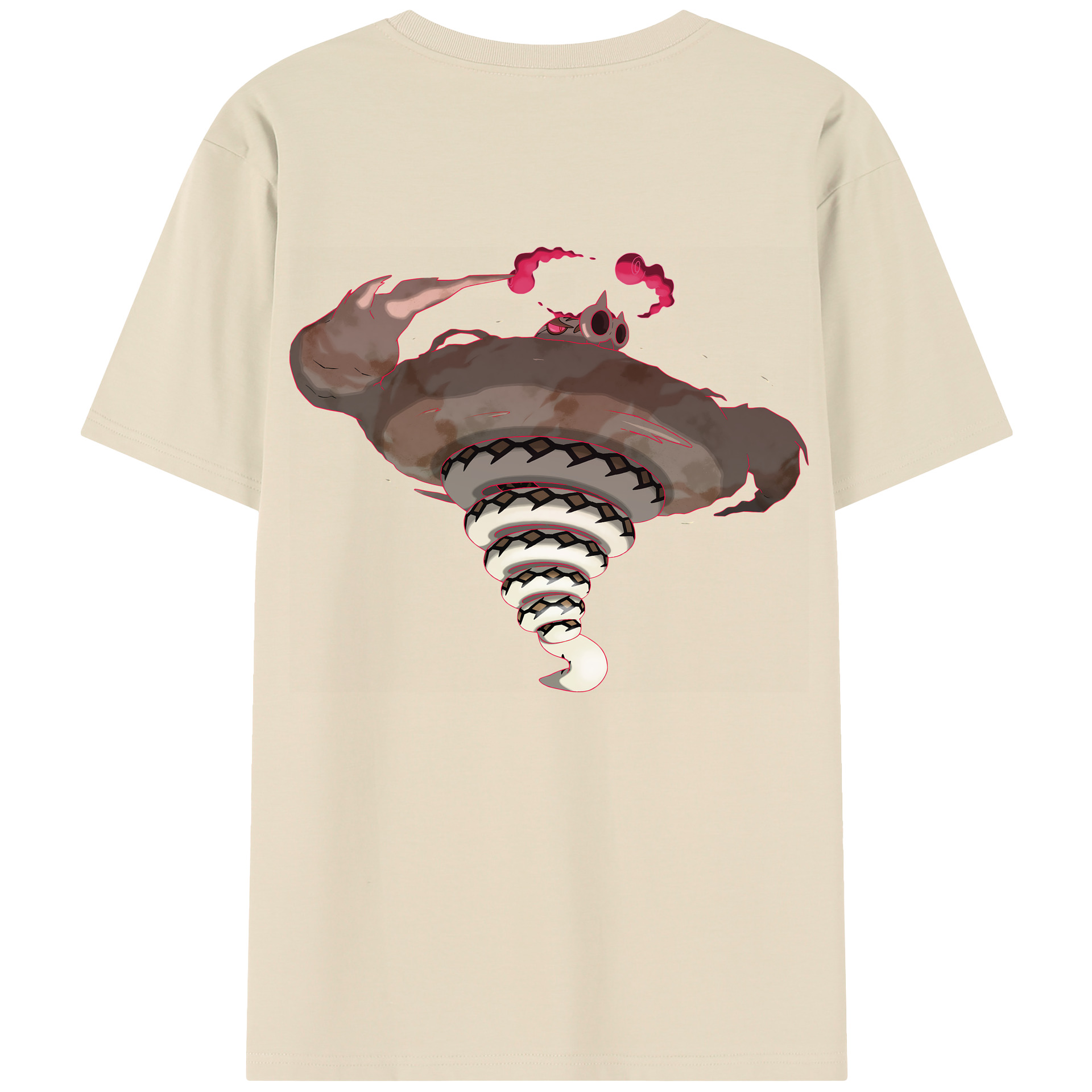 （画像用） ポケットモンスター Pokémon 綿100％半袖Tシャツ（背面プリント）