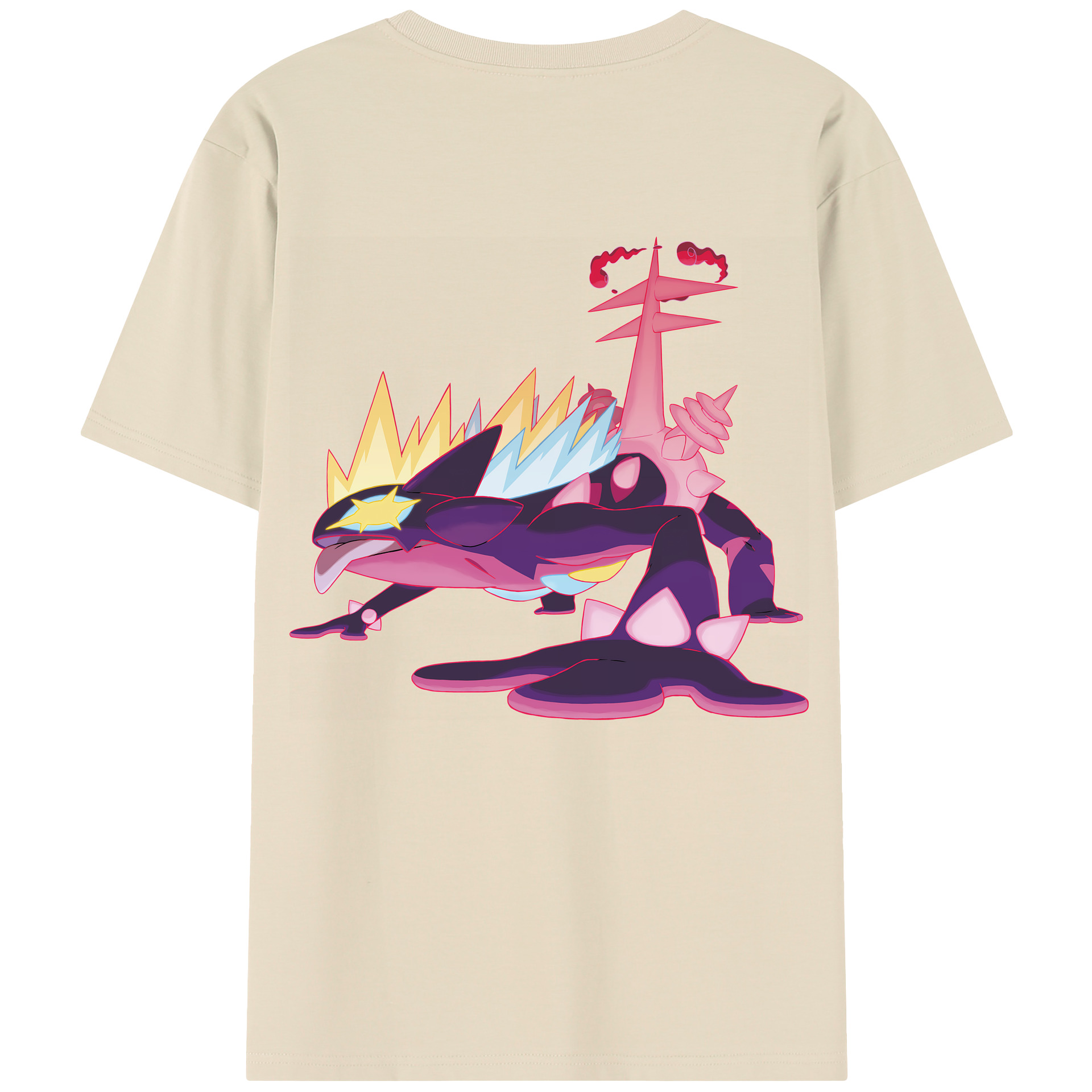 （画像用） ポケットモンスター Pokémon 綿100％半袖Tシャツ（背面プリント）