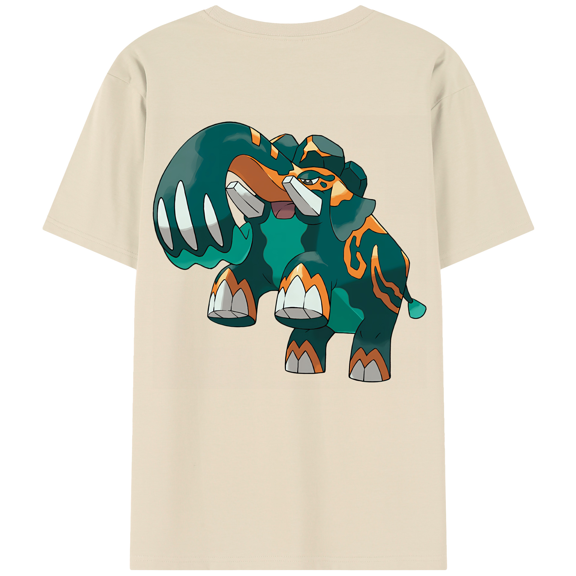 （画像用） ポケットモンスター Pokémon 綿100％半袖Tシャツ（背面プリント）