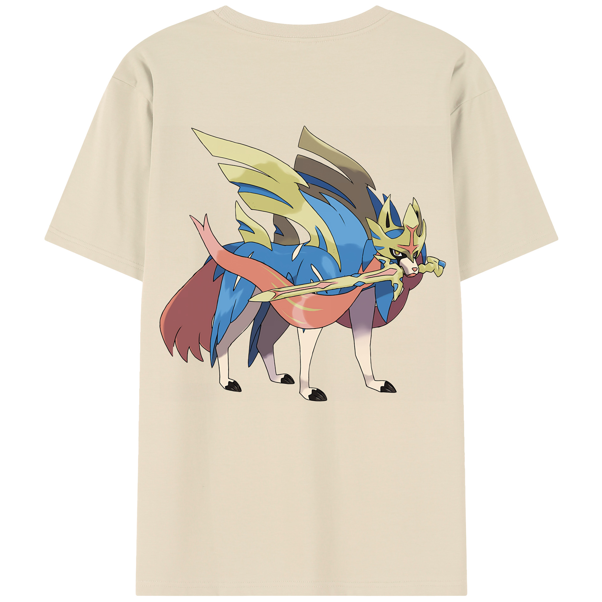 （画像用） ポケットモンスター Pokémon 綿100％半袖Tシャツ（背面プリント）