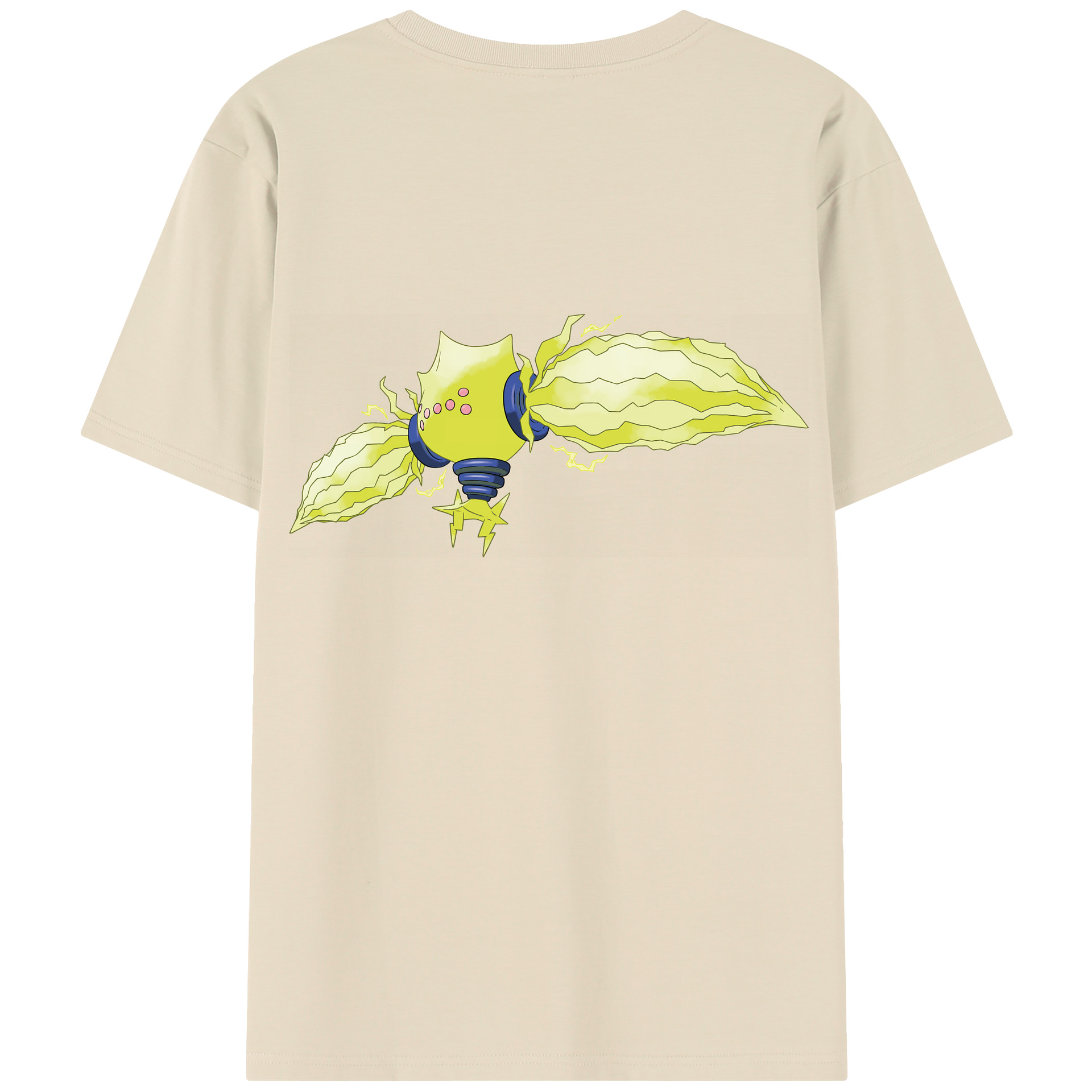 （画像用） ポケットモンスター Pokémon 綿100％半袖Tシャツ（背面プリント）