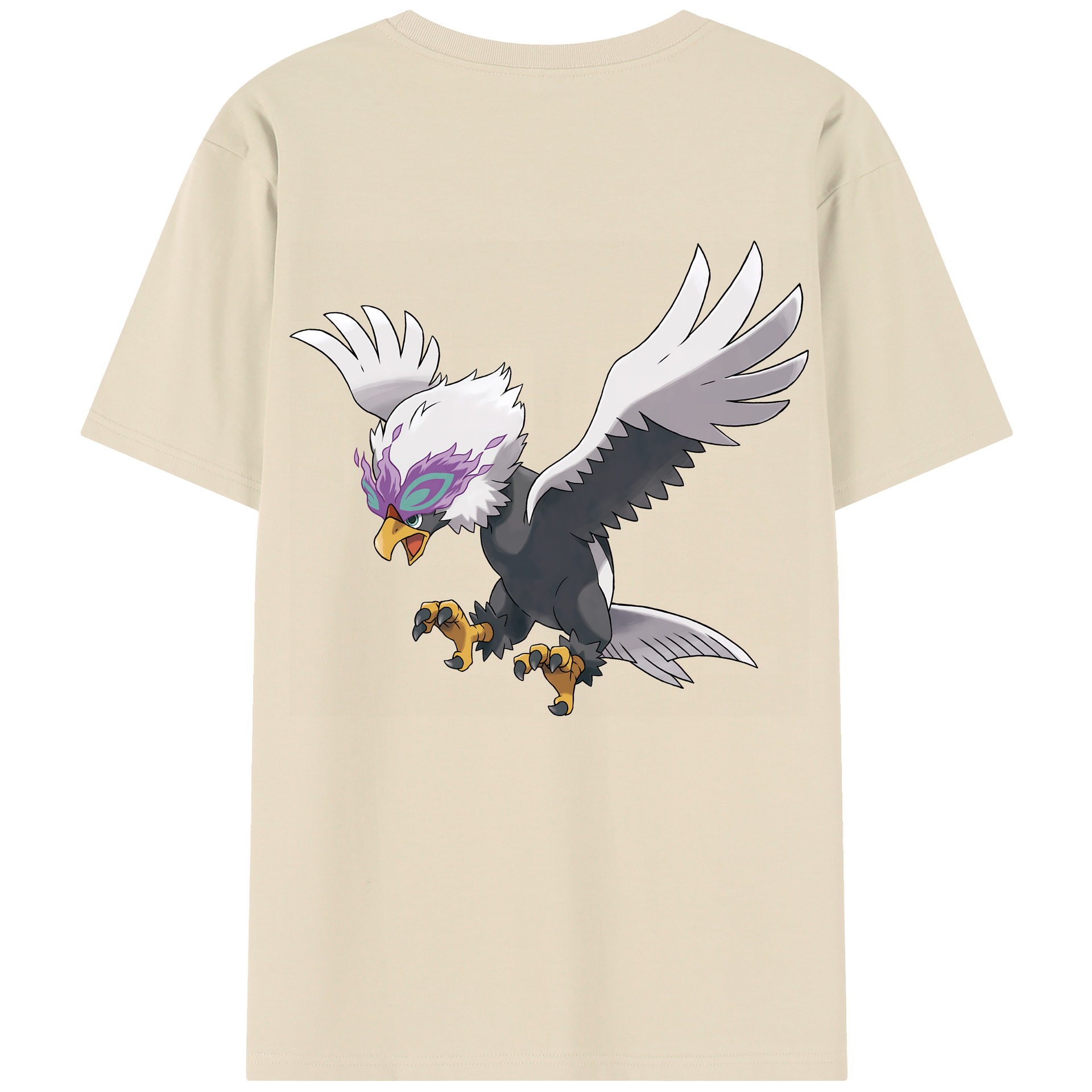 （画像用） ポケットモンスター Pokémon 綿100％半袖Tシャツ（背面プリント）