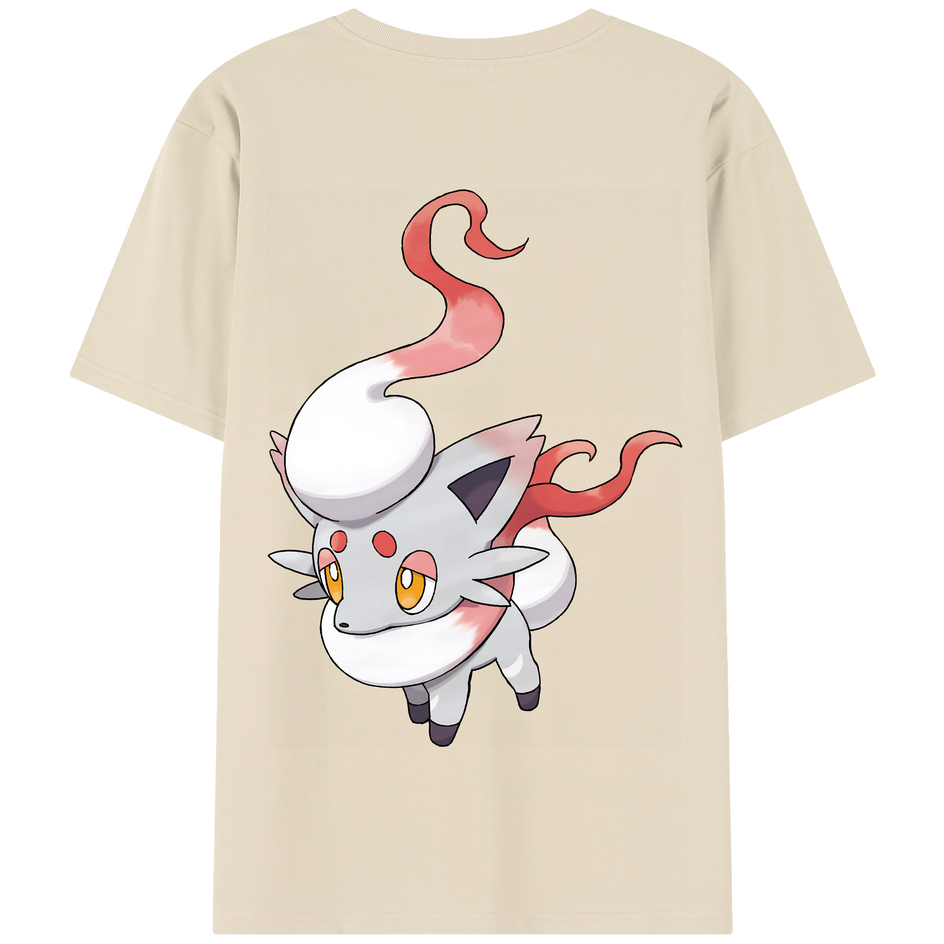 （画像用） ポケットモンスター Pokémon 綿100％半袖Tシャツ（背面プリント）