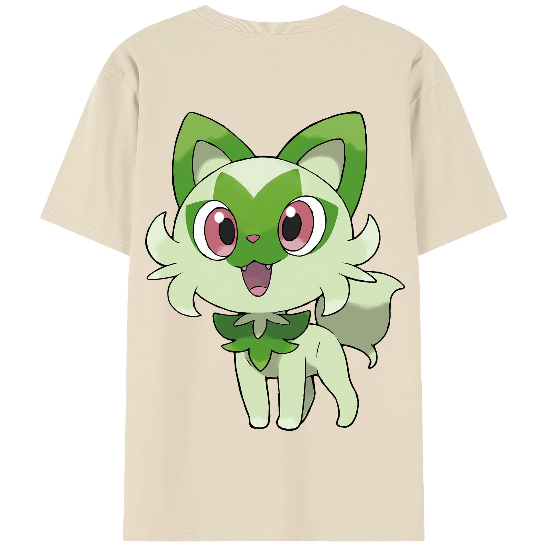 （画像用） ポケットモンスター Pokémon 綿100％半袖Tシャツ（背面プリント）