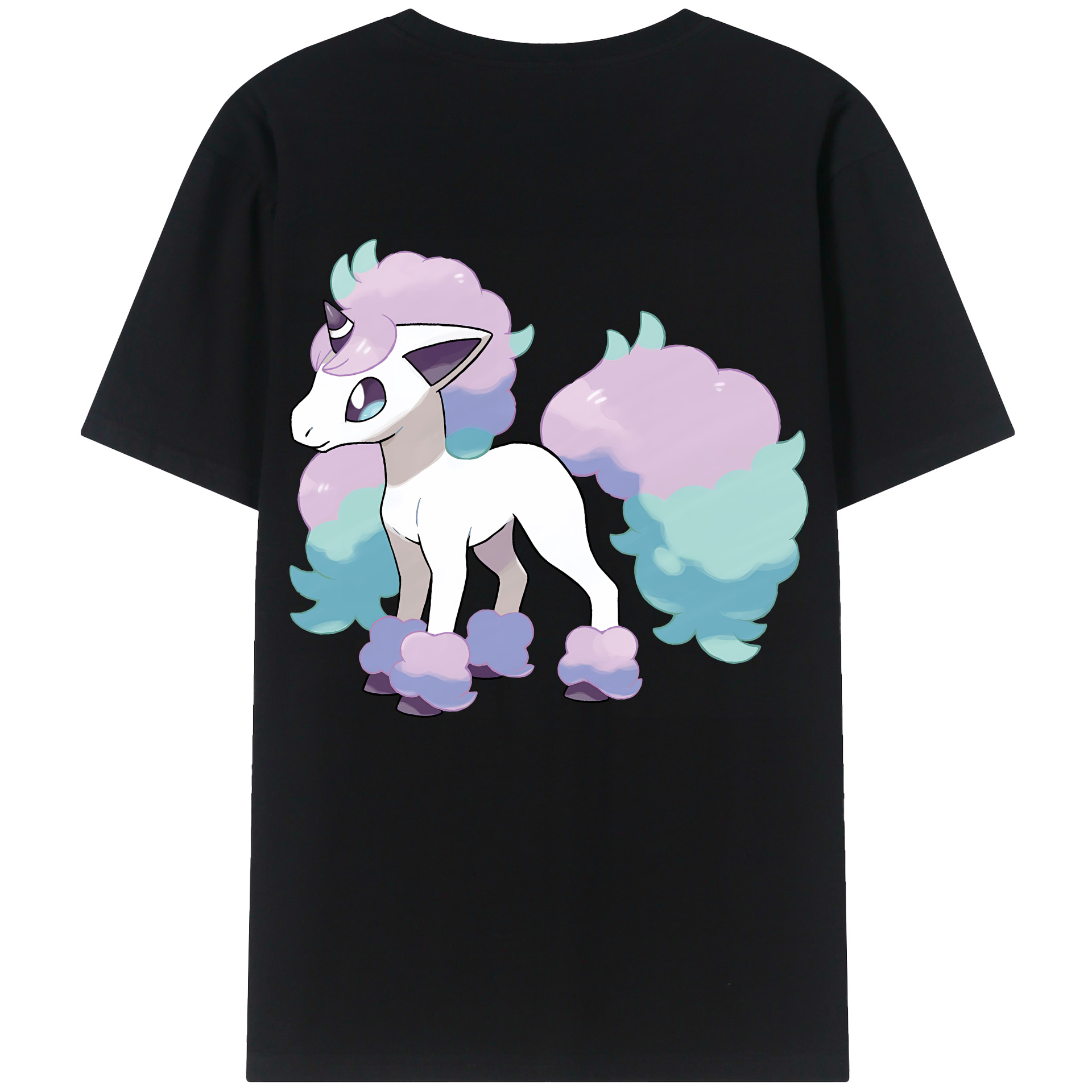 （画像用） ポケットモンスター Pokémon 綿100％半袖Tシャツ（背面プリント）