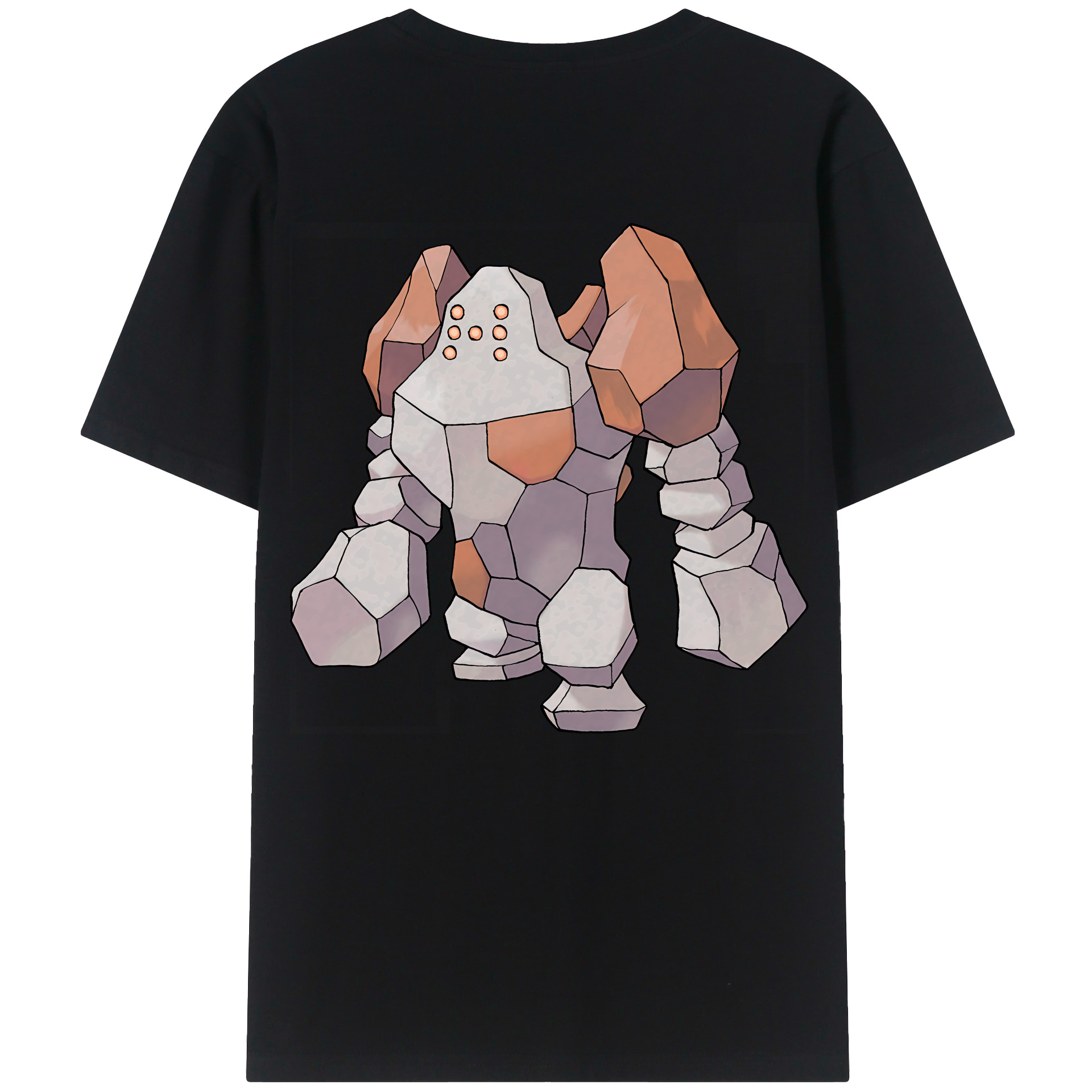 （画像用） ポケットモンスター Pokémon 綿100％半袖Tシャツ（背面プリント）