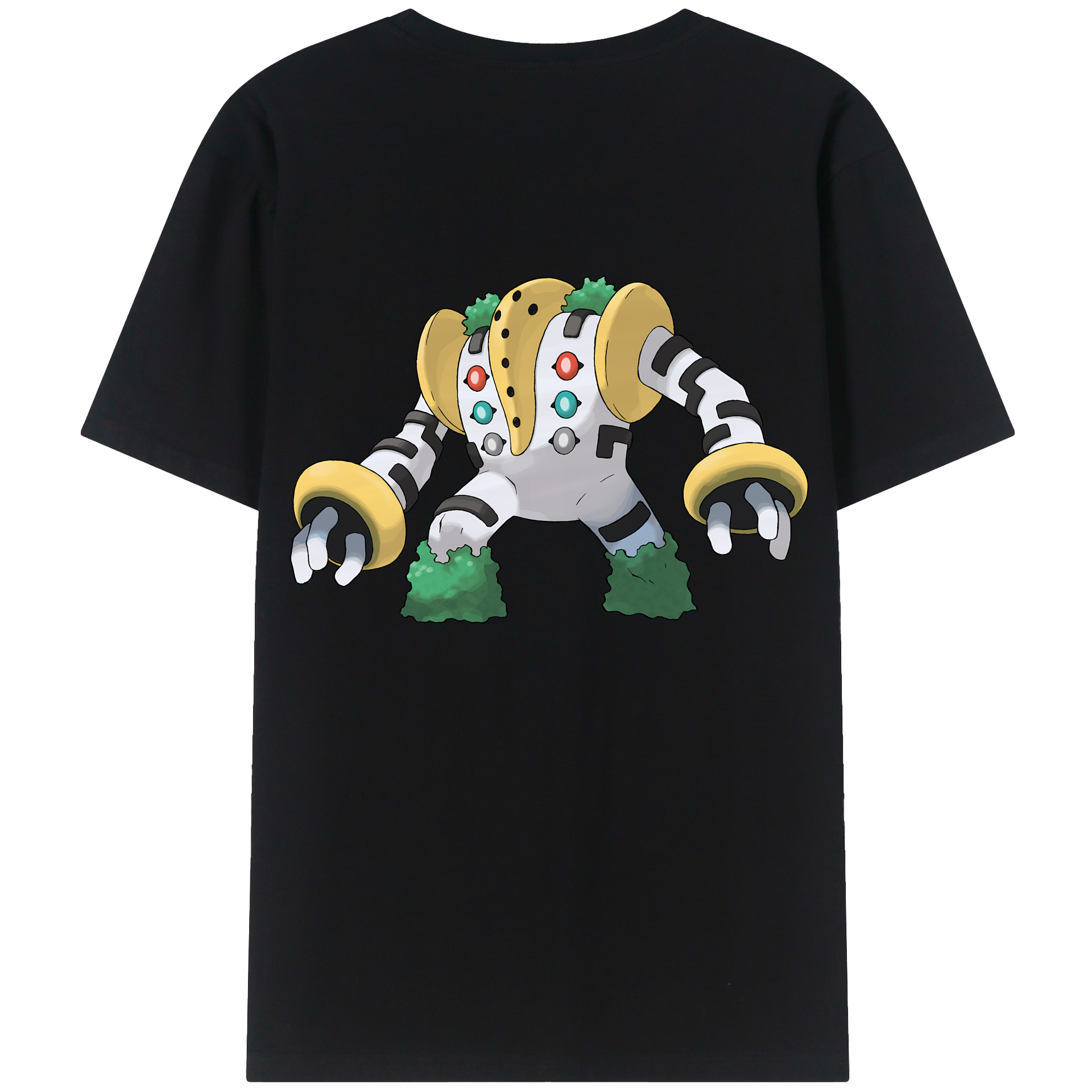 （画像用） ポケットモンスター Pokémon 綿100％半袖Tシャツ（背面プリント）