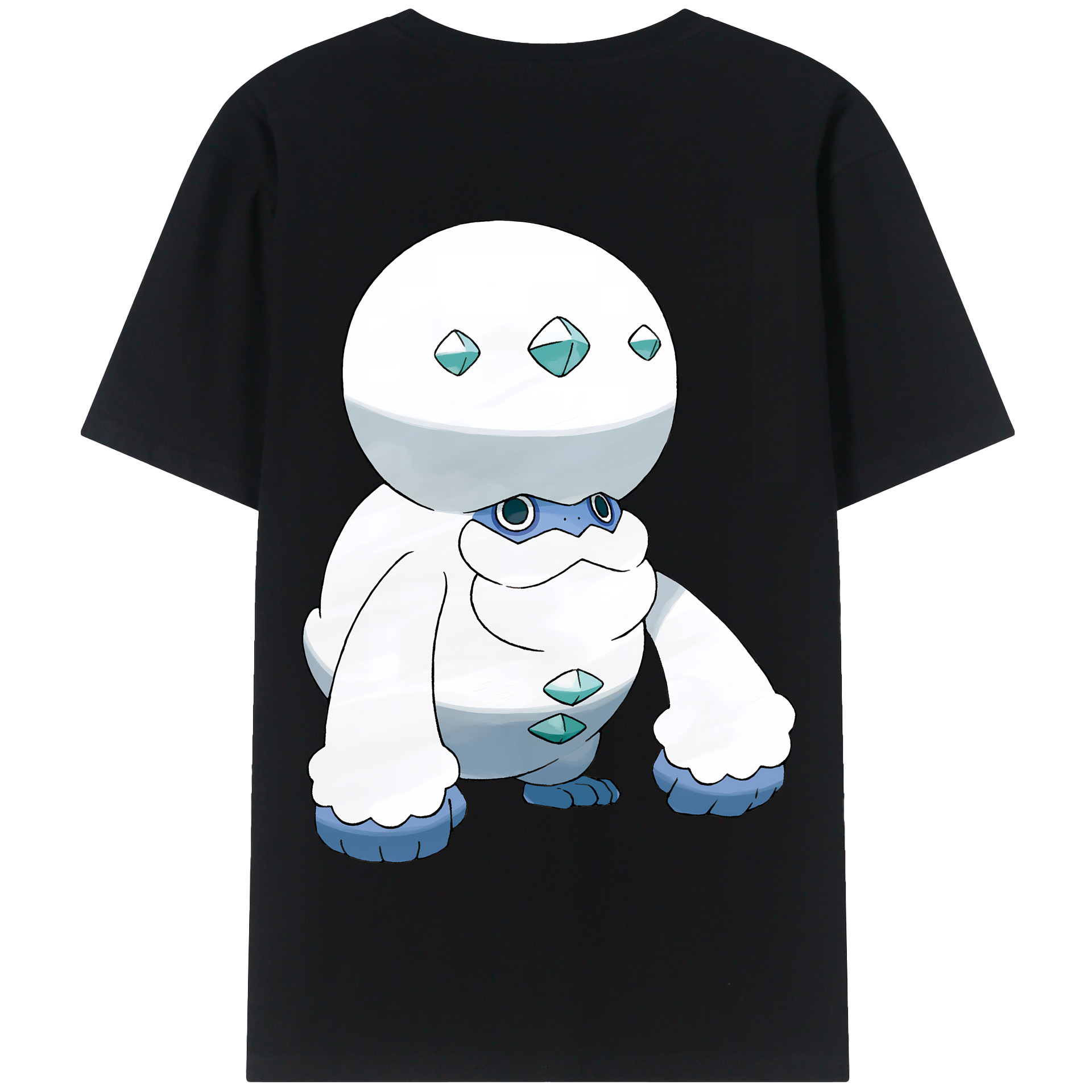 （画像用） ポケットモンスター Pokémon 綿100％半袖Tシャツ（背面プリント）
