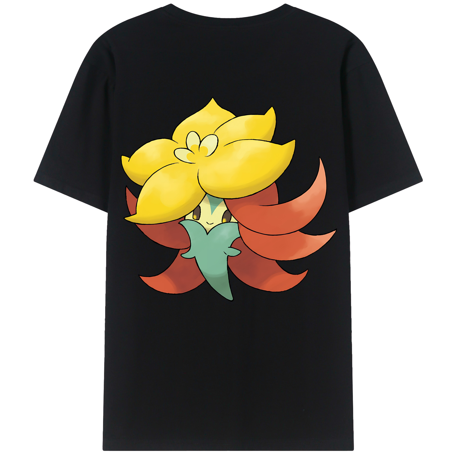 （画像用） ポケットモンスター Pokémon 綿100％半袖Tシャツ（背面プリント）