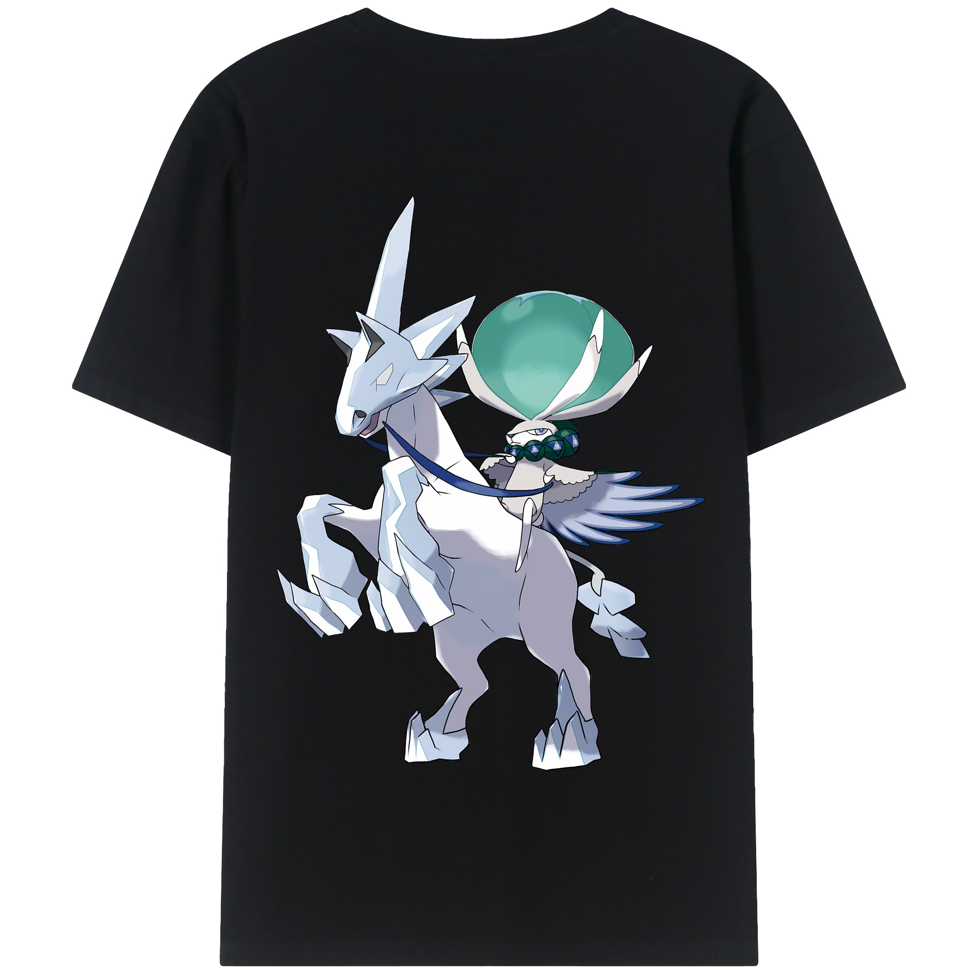 （画像用） ポケットモンスター Pokémon 綿100％半袖Tシャツ（背面プリント）