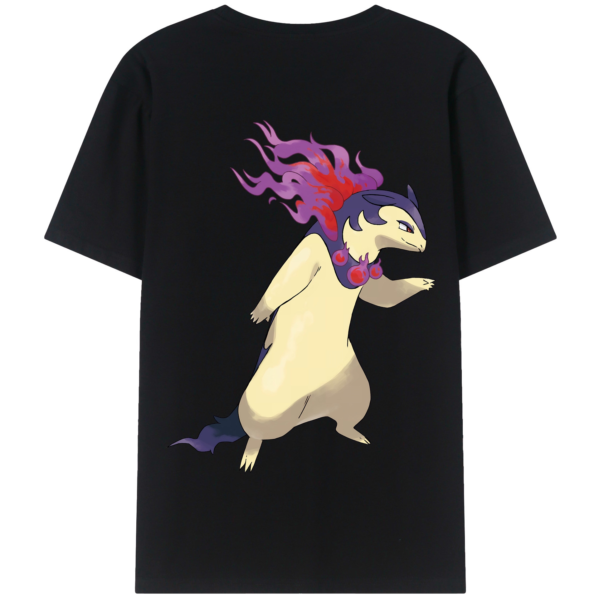 （画像用） ポケットモンスター Pokémon 綿100％半袖Tシャツ（背面プリント）
