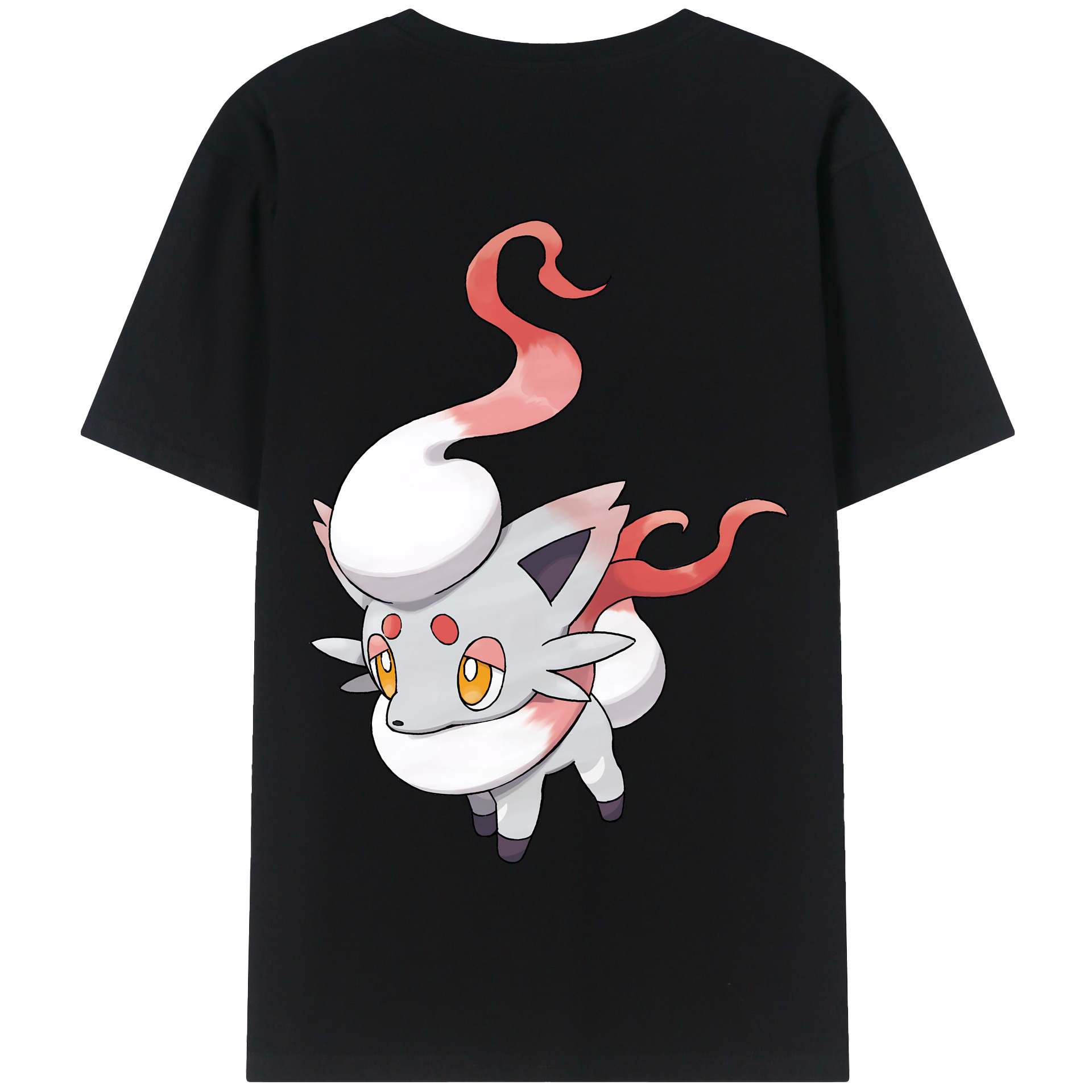 （画像用） ポケットモンスター Pokémon 綿100％半袖Tシャツ（背面プリント）