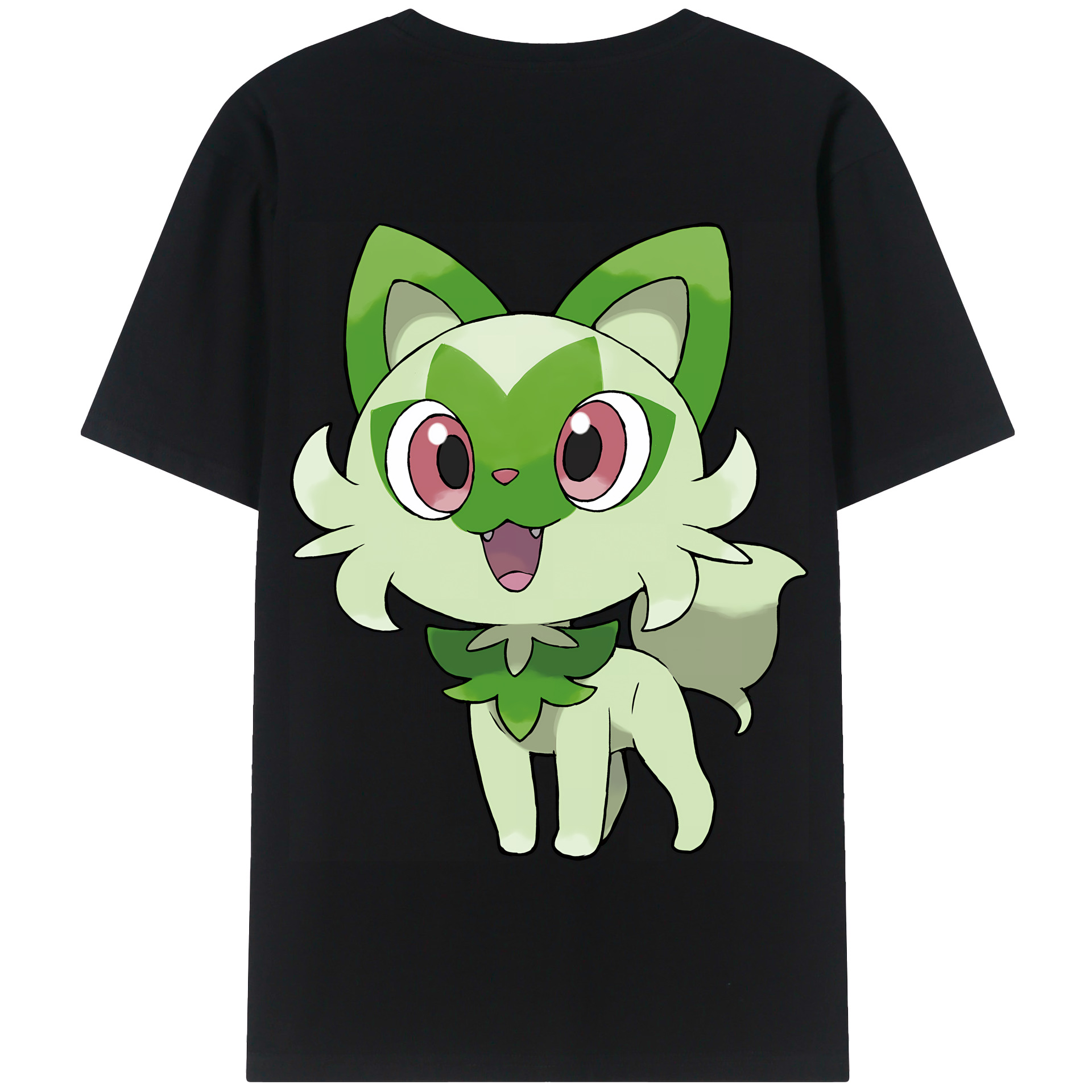 （画像用） ポケットモンスター Pokémon 綿100％半袖Tシャツ（背面プリント）