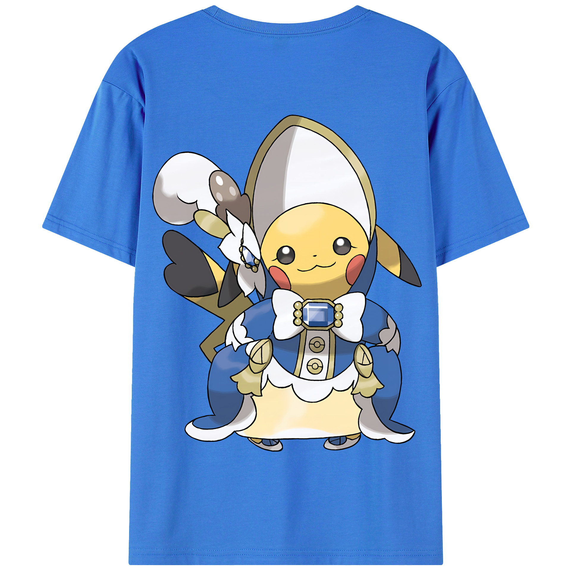 （画像用） ポケットモンスター Pokémon 綿100％半袖Tシャツ（背面プリント）