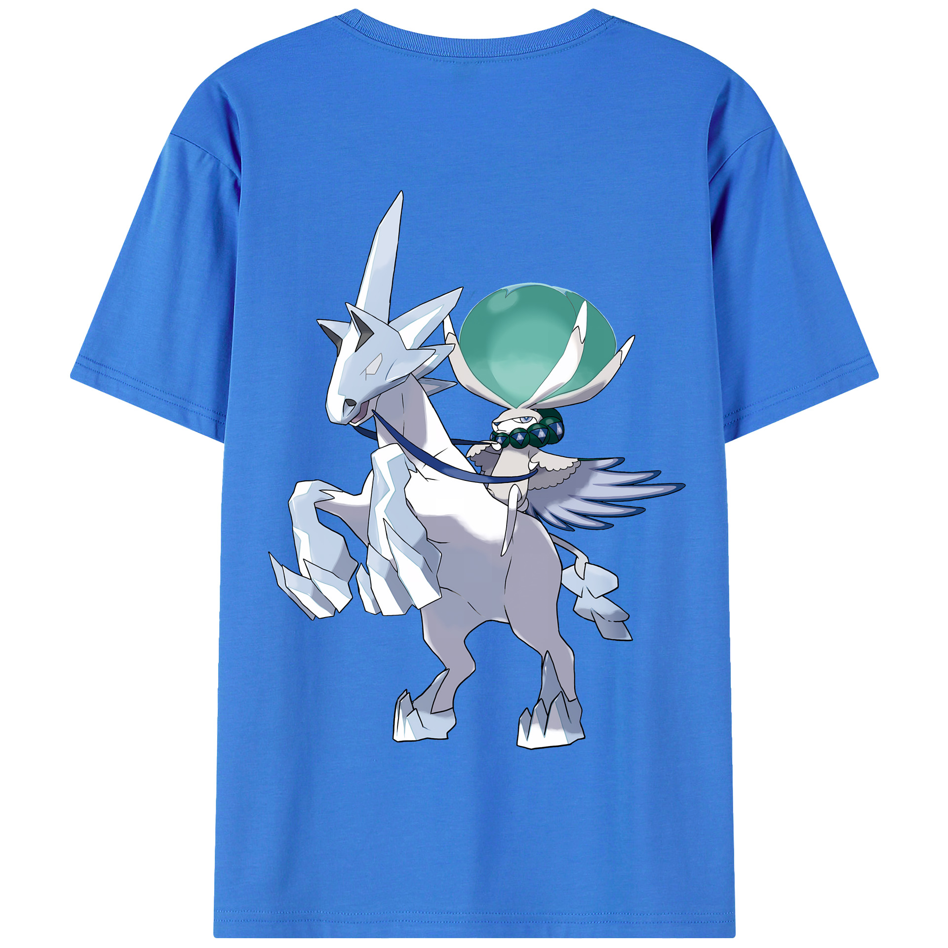 （画像用） ポケットモンスター Pokémon 綿100％半袖Tシャツ（背面プリント）