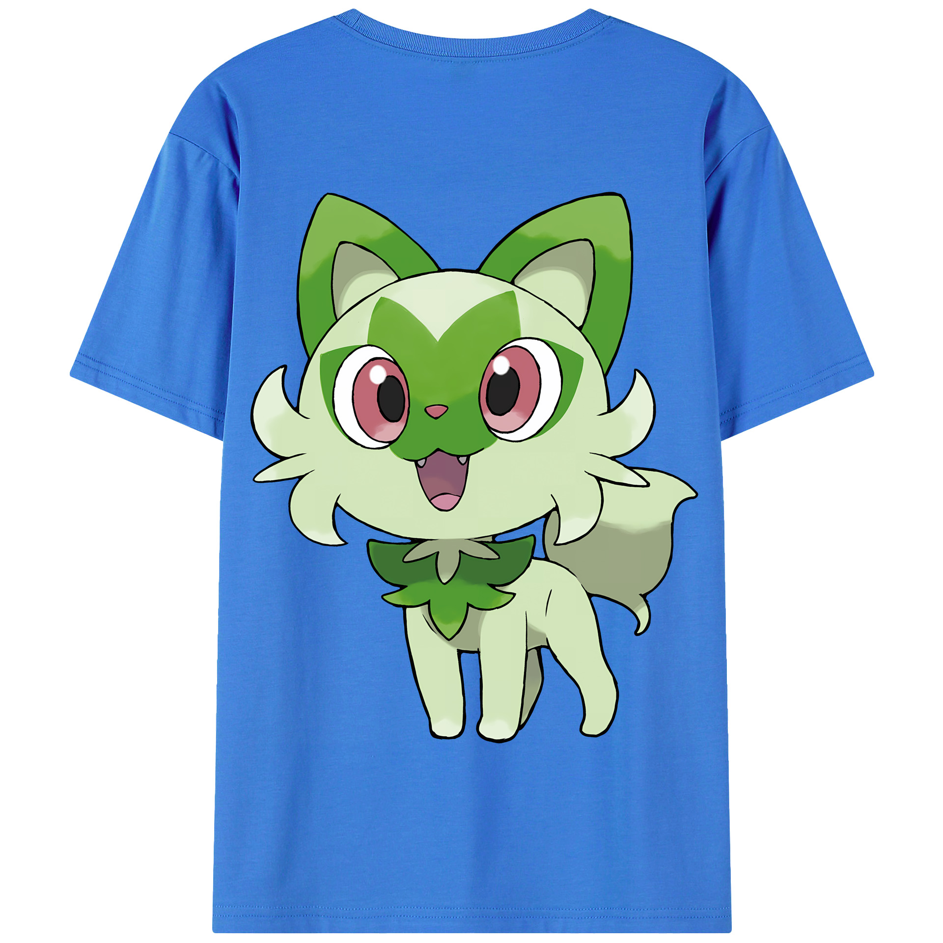 （画像用） ポケットモンスター Pokémon 綿100％半袖Tシャツ（背面プリント）