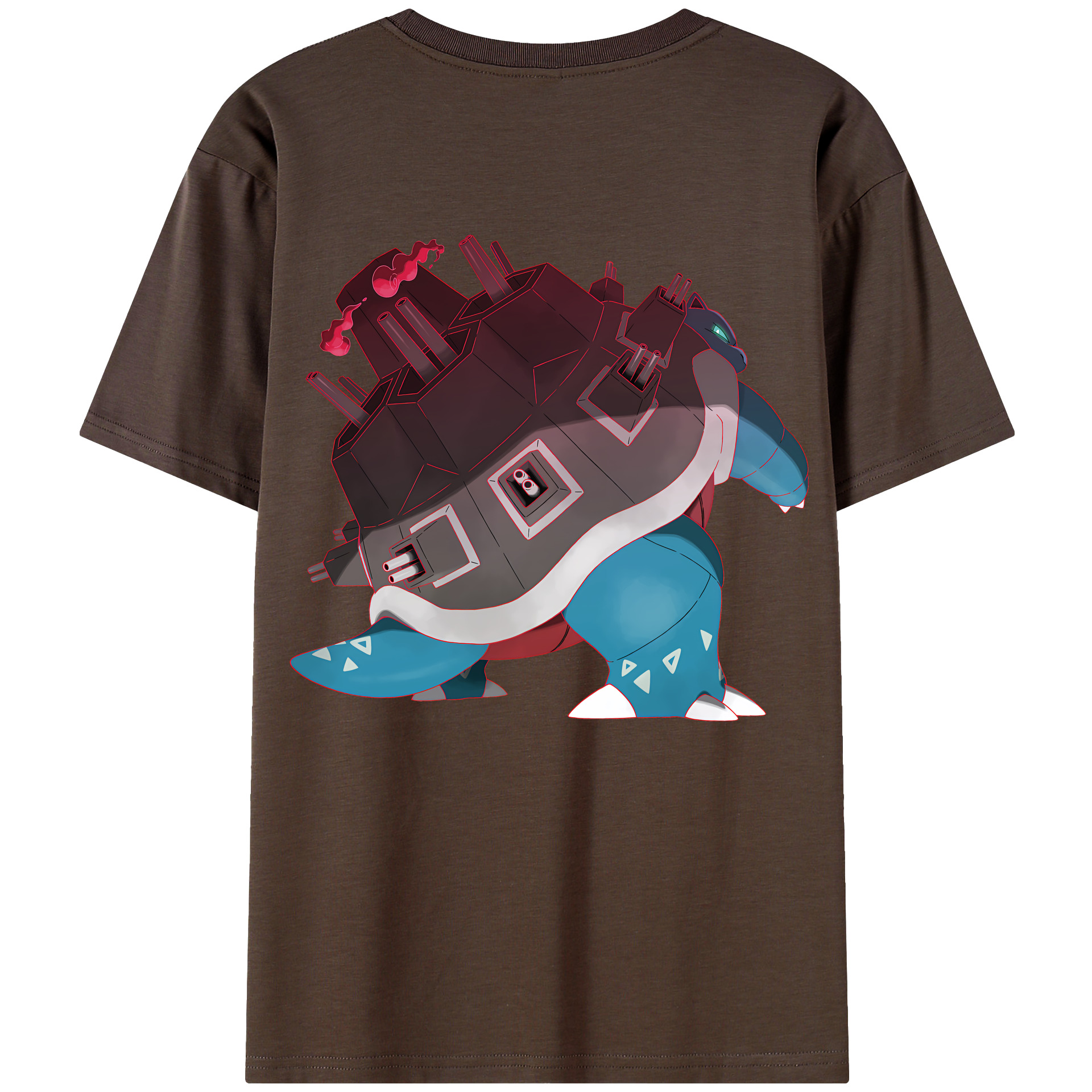 （画像用） ポケットモンスター Pokémon 綿100％半袖Tシャツ（背面プリント）