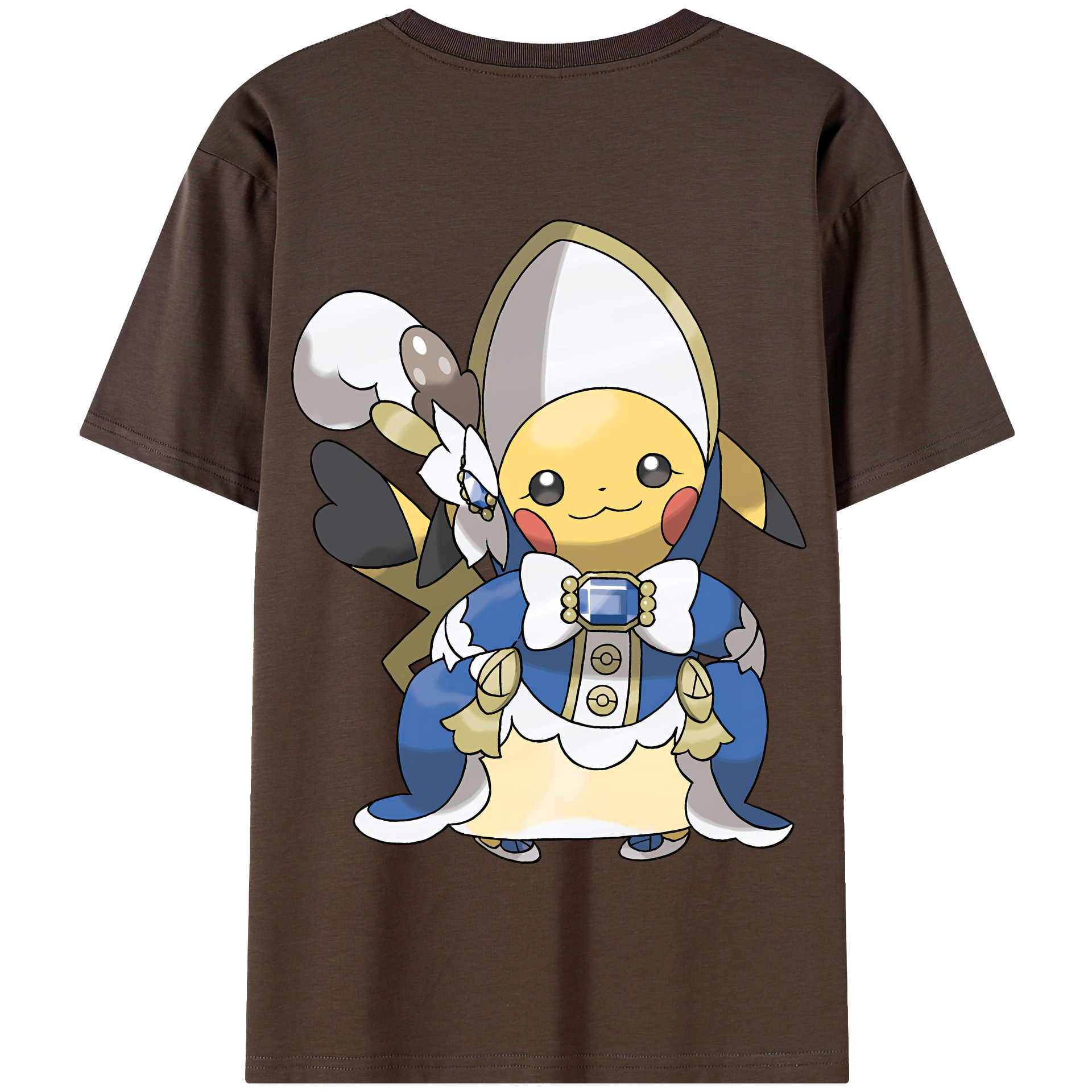 （画像用） ポケットモンスター Pokémon 綿100％半袖Tシャツ（背面プリント）