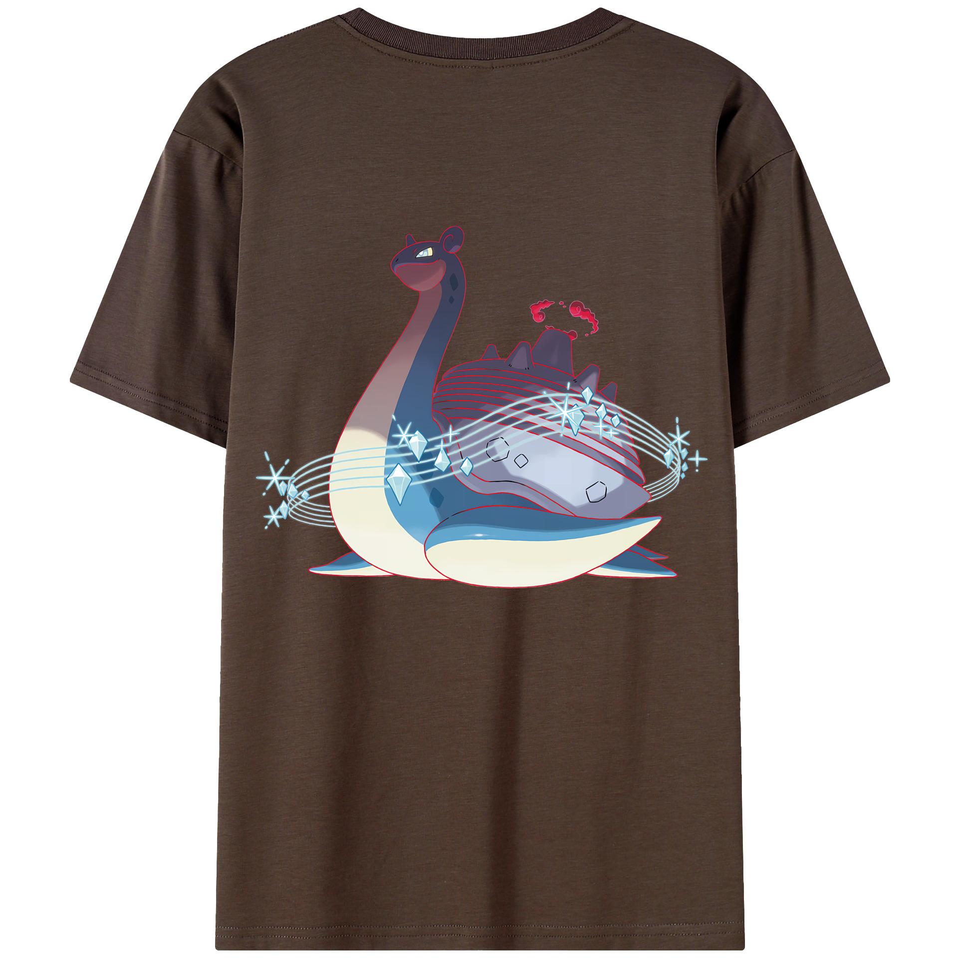 （画像用） ポケットモンスター Pokémon 綿100％半袖Tシャツ（背面プリント）