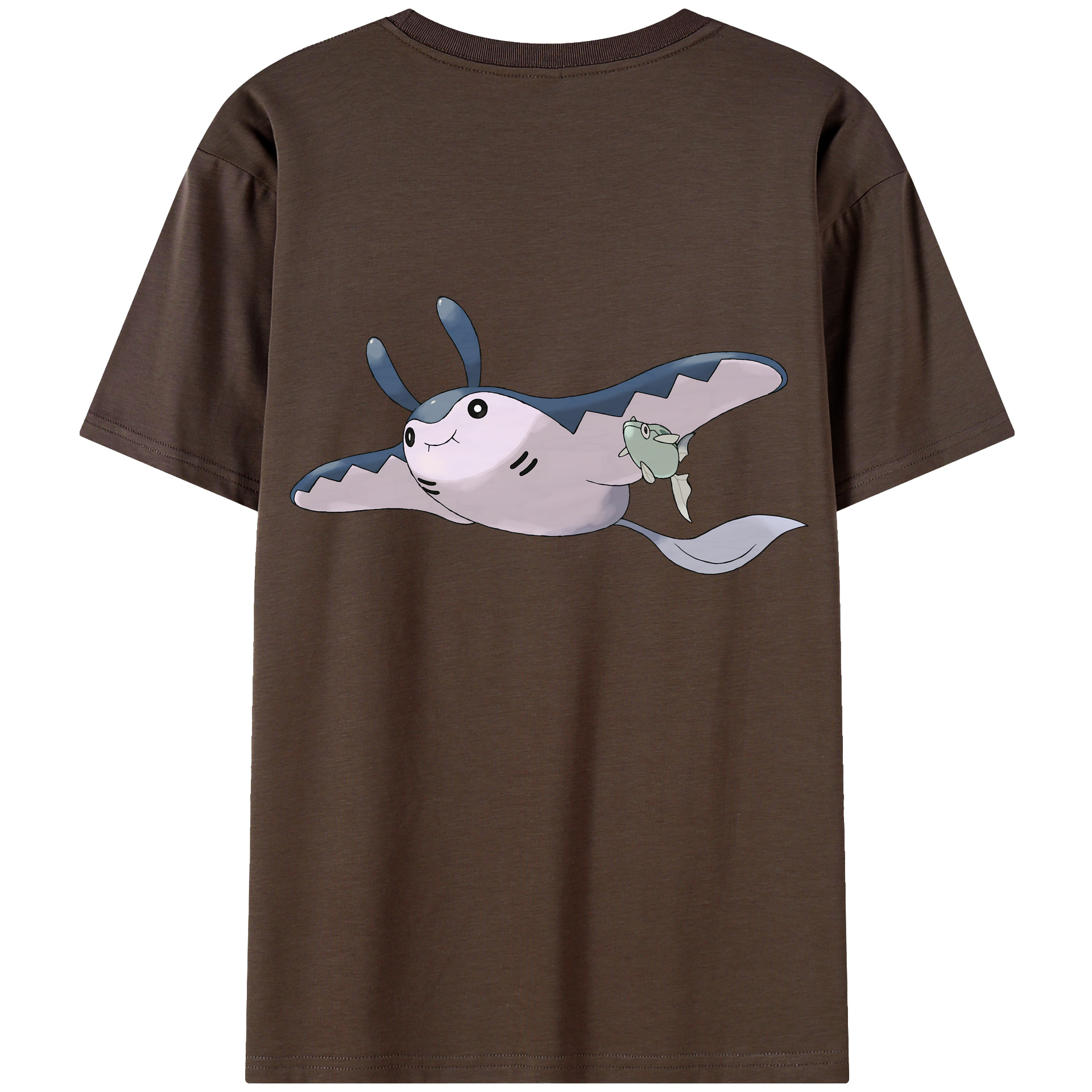 （画像用） ポケットモンスター Pokémon 綿100％半袖Tシャツ（背面プリント）