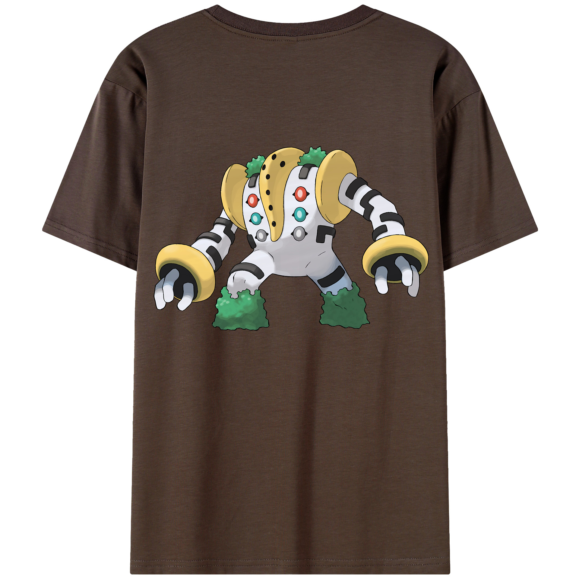 （画像用） ポケットモンスター Pokémon 綿100％半袖Tシャツ（背面プリント）