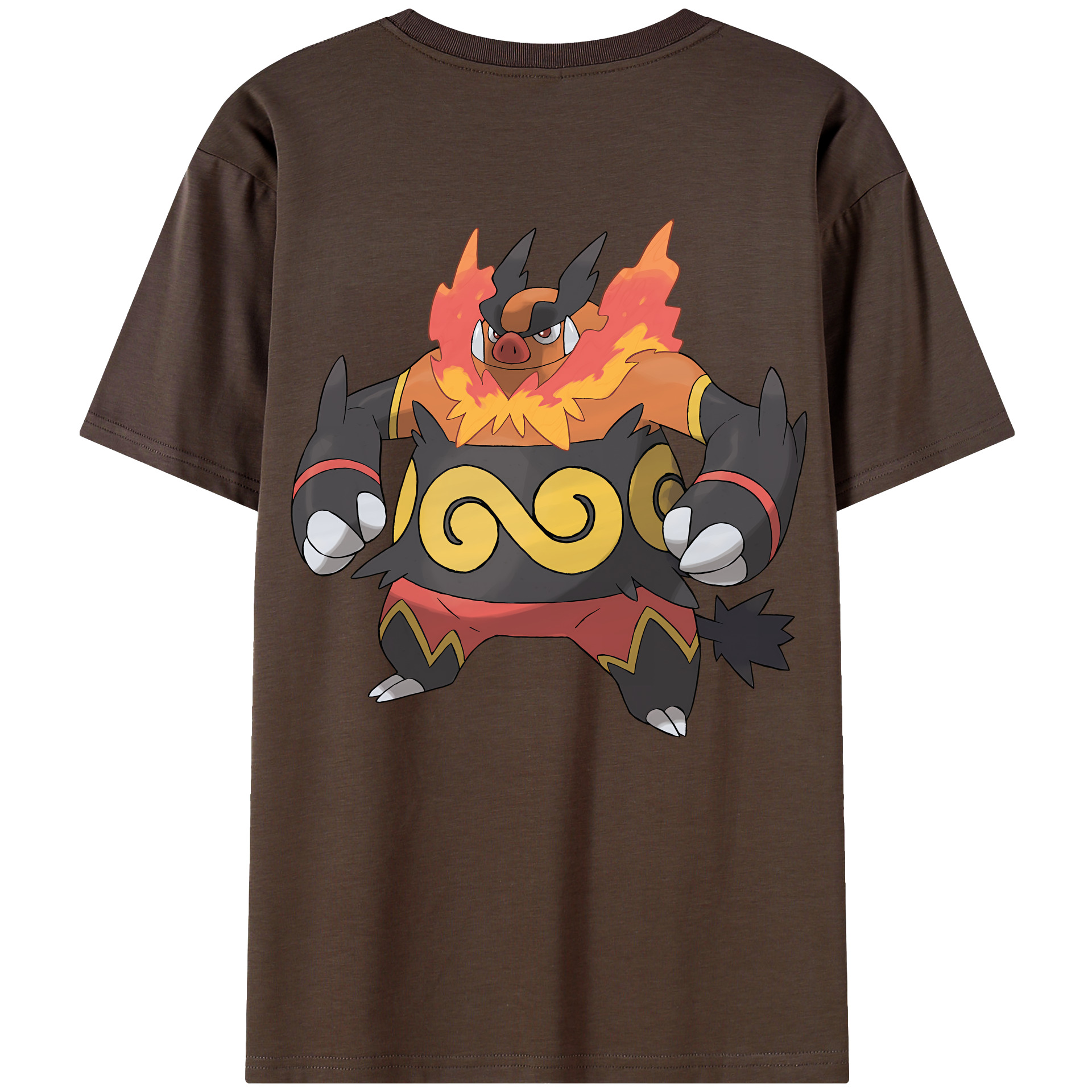 （画像用） ポケットモンスター Pokémon 綿100％半袖Tシャツ（背面プリント）
