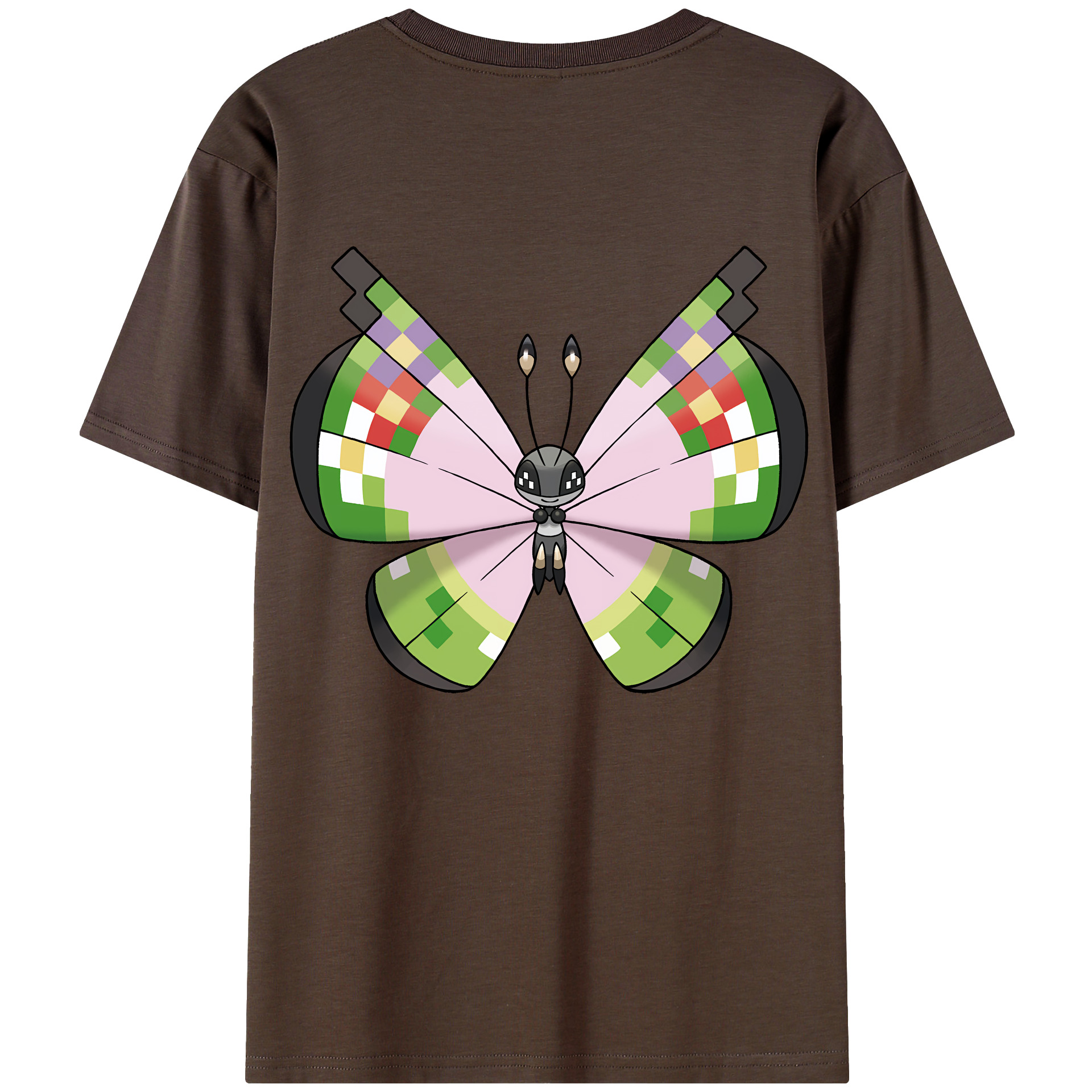（画像用） ポケットモンスター Pokémon 綿100％半袖Tシャツ（背面プリント）