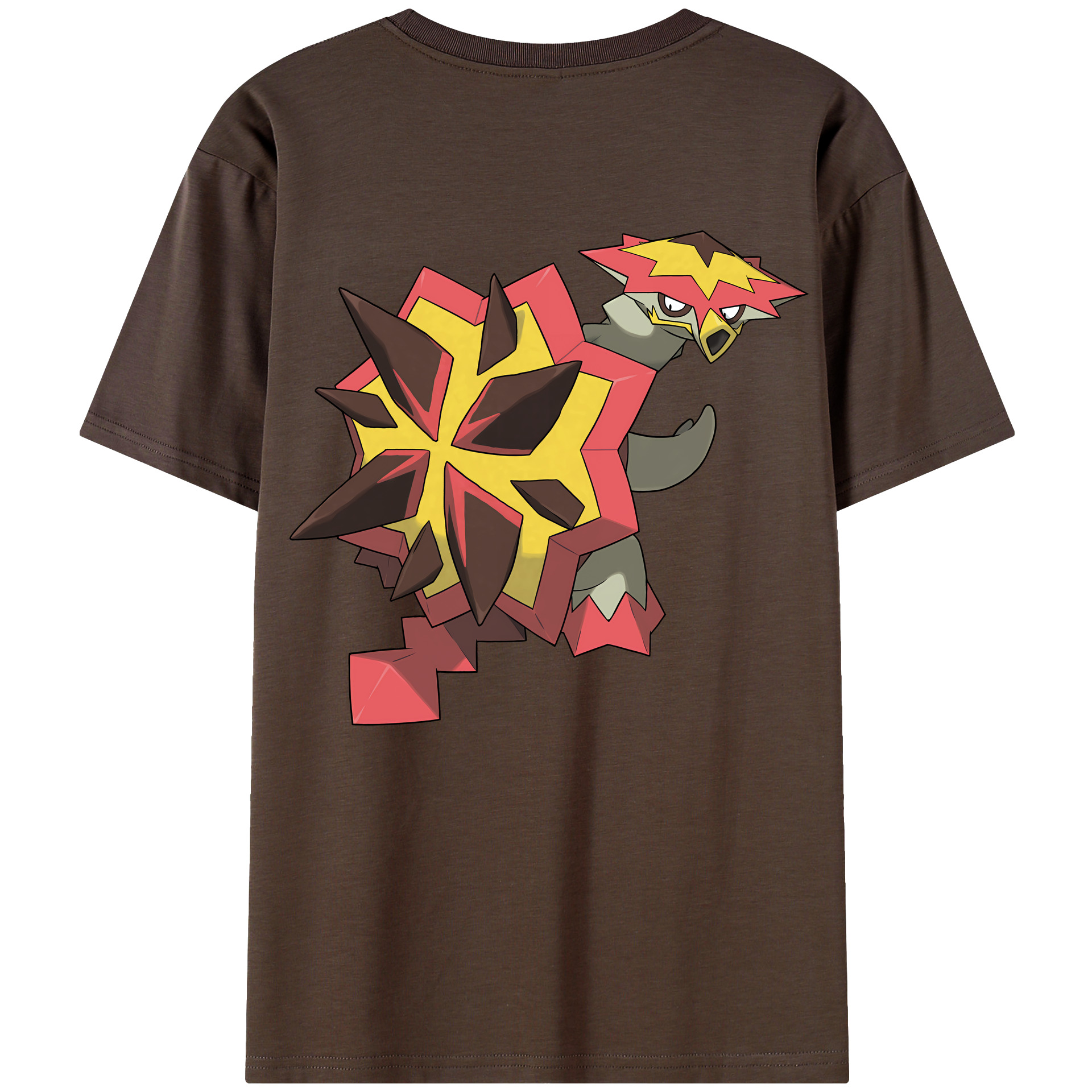 （画像用） ポケットモンスター Pokémon 綿100％半袖Tシャツ（背面プリント）
