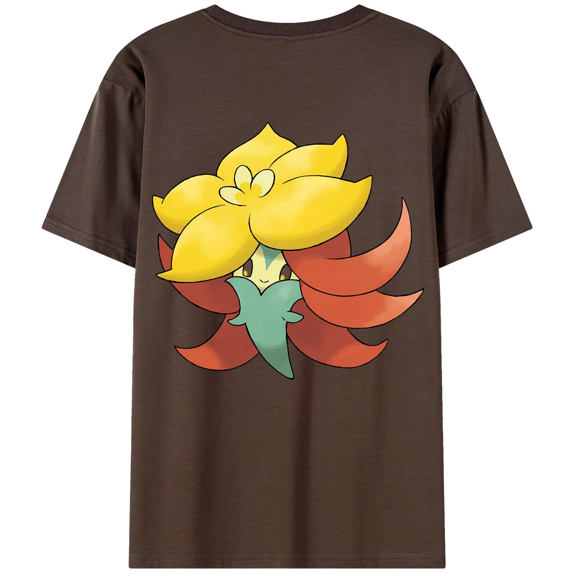 （画像用） ポケットモンスター Pokémon 綿100％半袖Tシャツ（背面プリント）