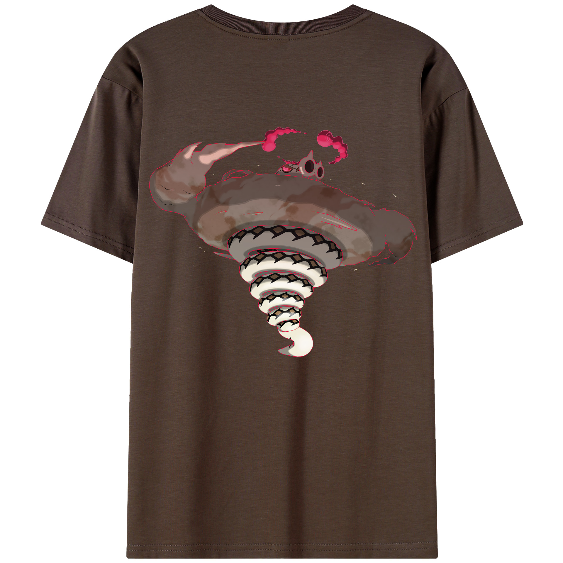 （画像用） ポケットモンスター Pokémon 綿100％半袖Tシャツ（背面プリント）