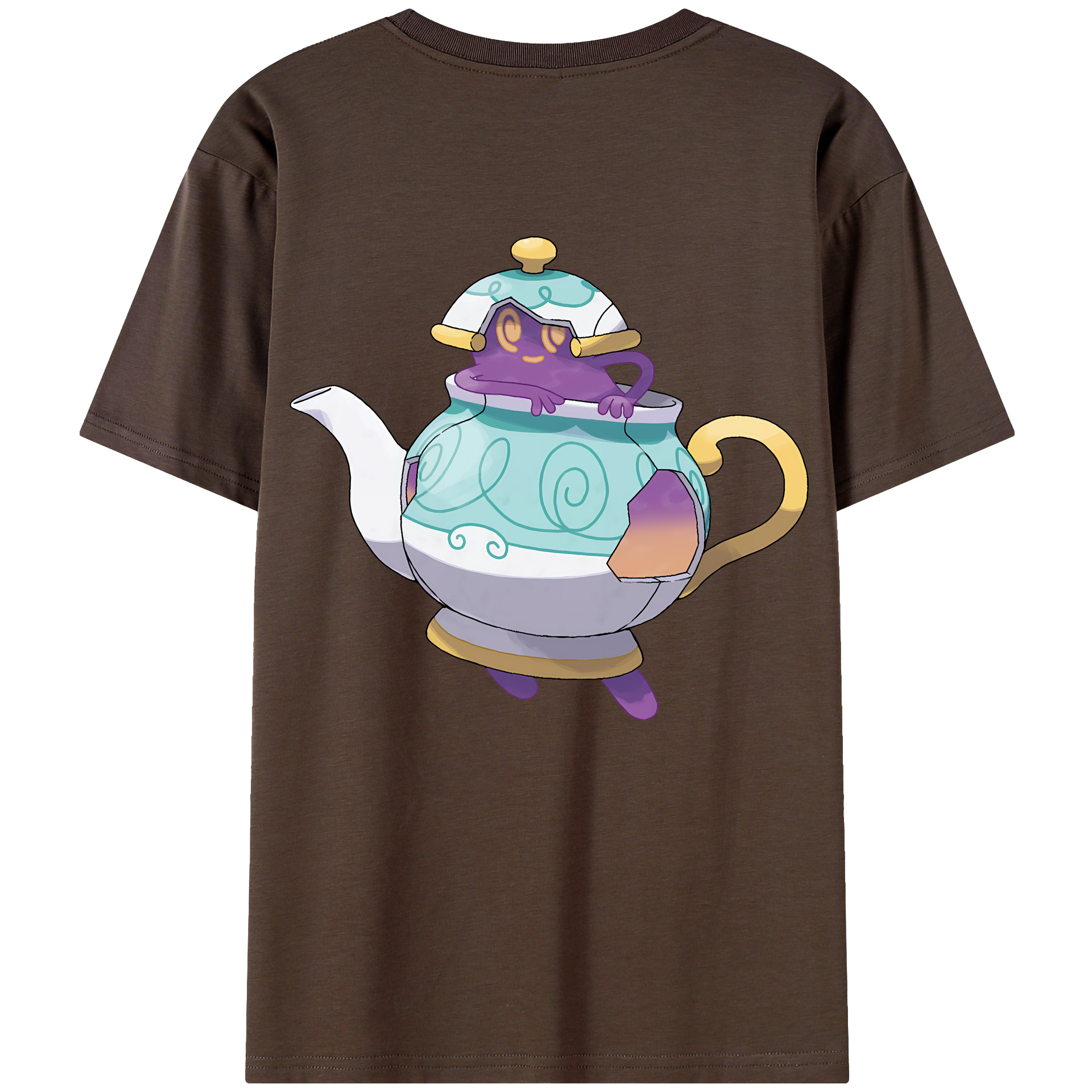 （画像用） ポケットモンスター Pokémon 綿100％半袖Tシャツ（背面プリント）