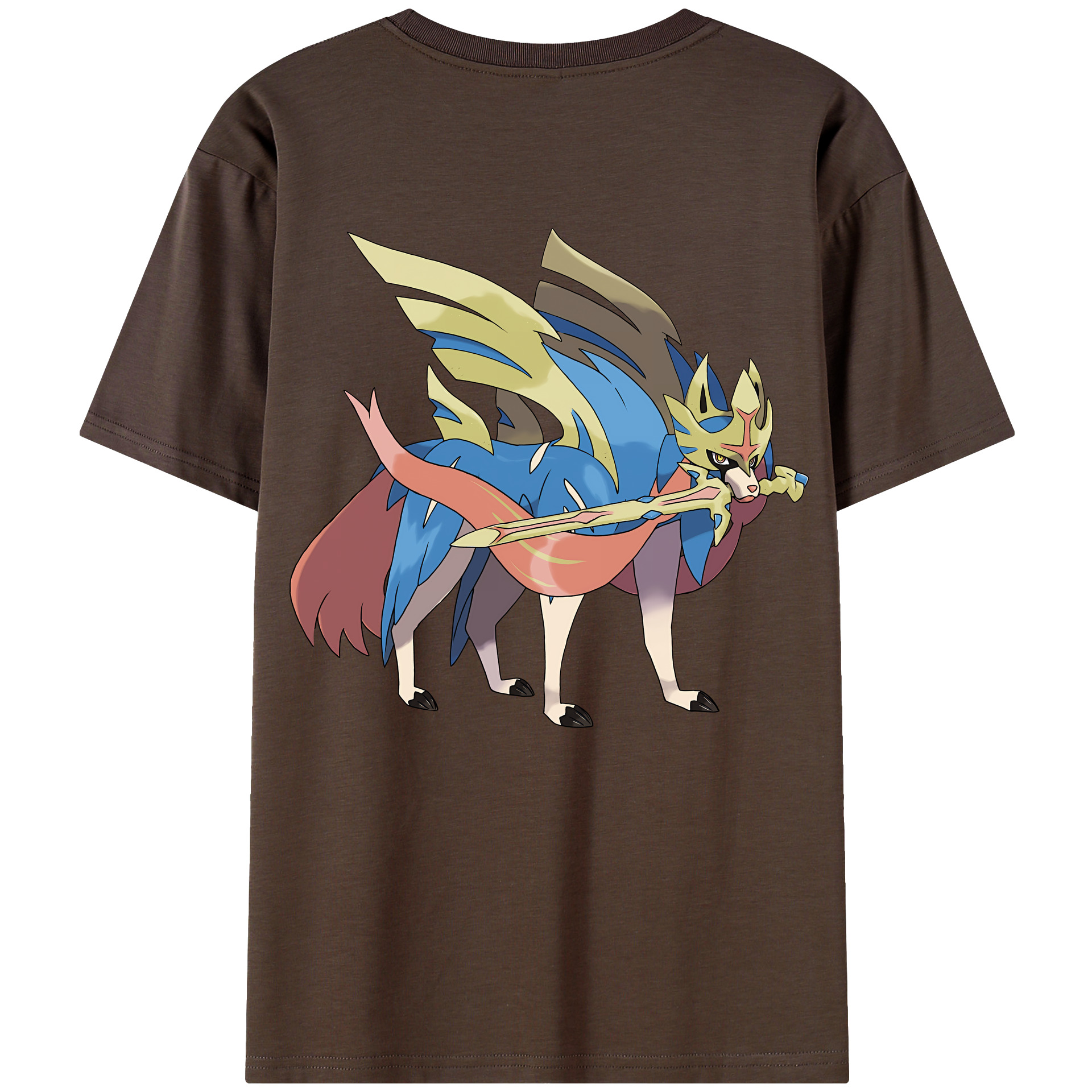 （画像用） ポケットモンスター Pokémon 綿100％半袖Tシャツ（背面プリント）