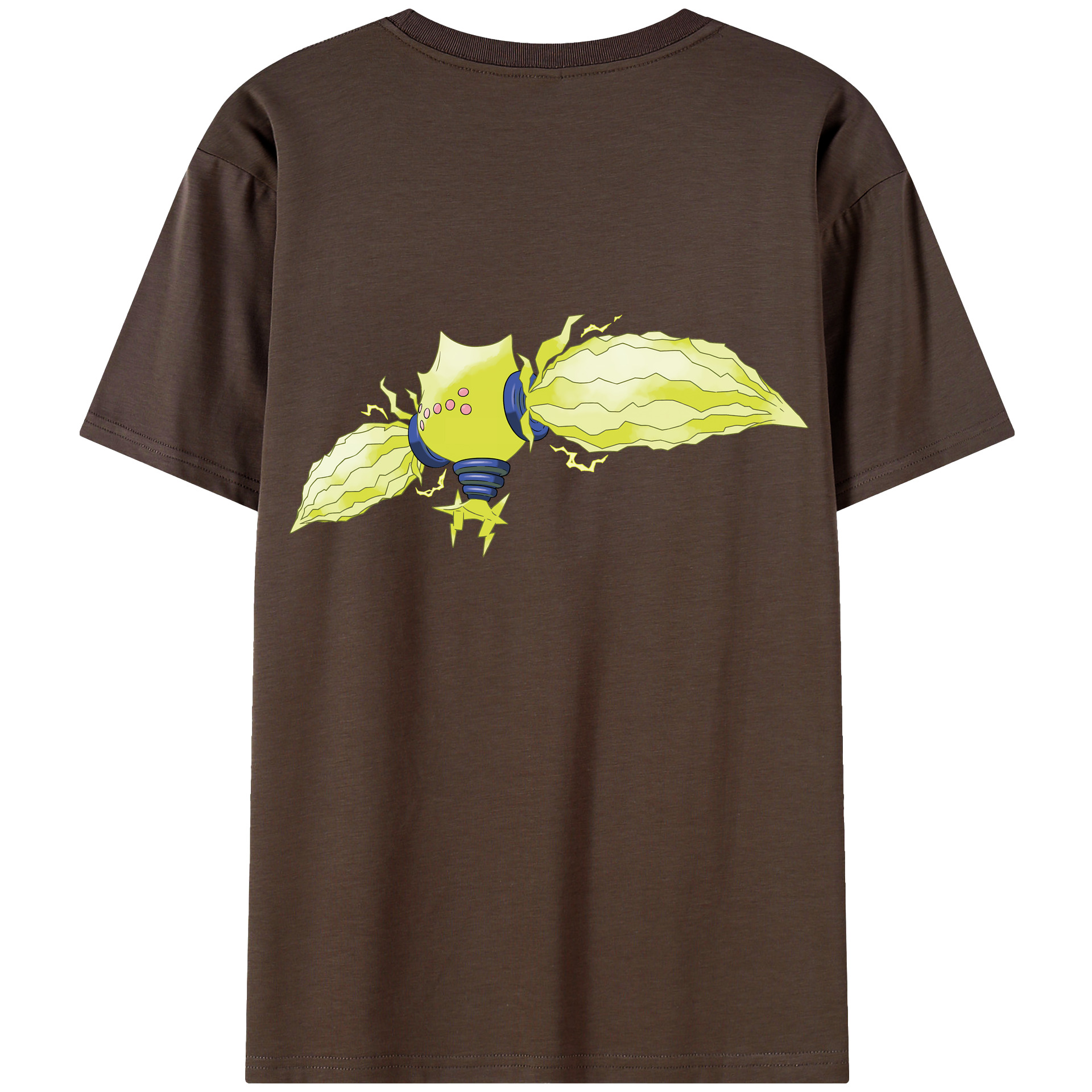 （画像用） ポケットモンスター Pokémon 綿100％半袖Tシャツ（背面プリント）