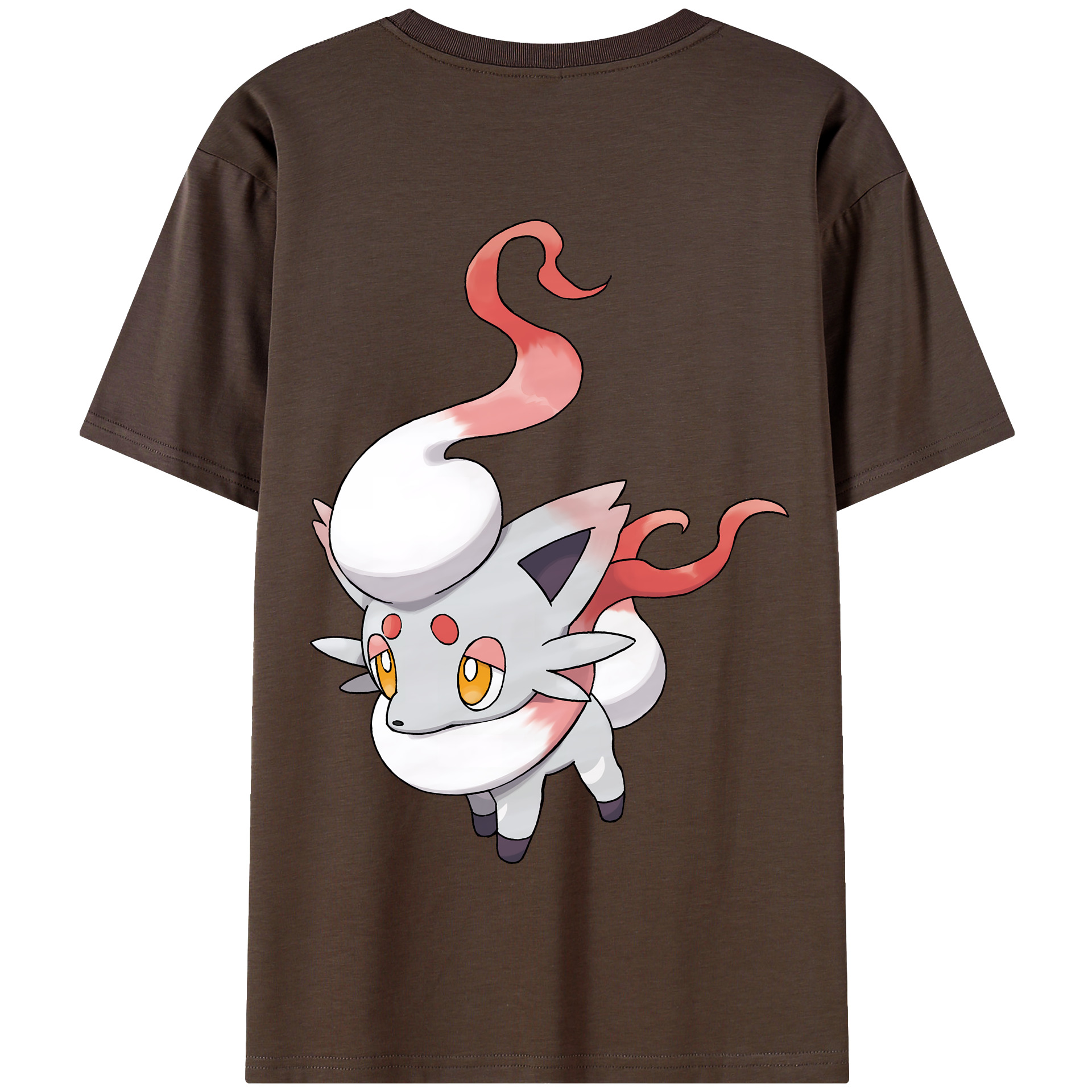 （画像用） ポケットモンスター Pokémon 綿100％半袖Tシャツ（背面プリント）