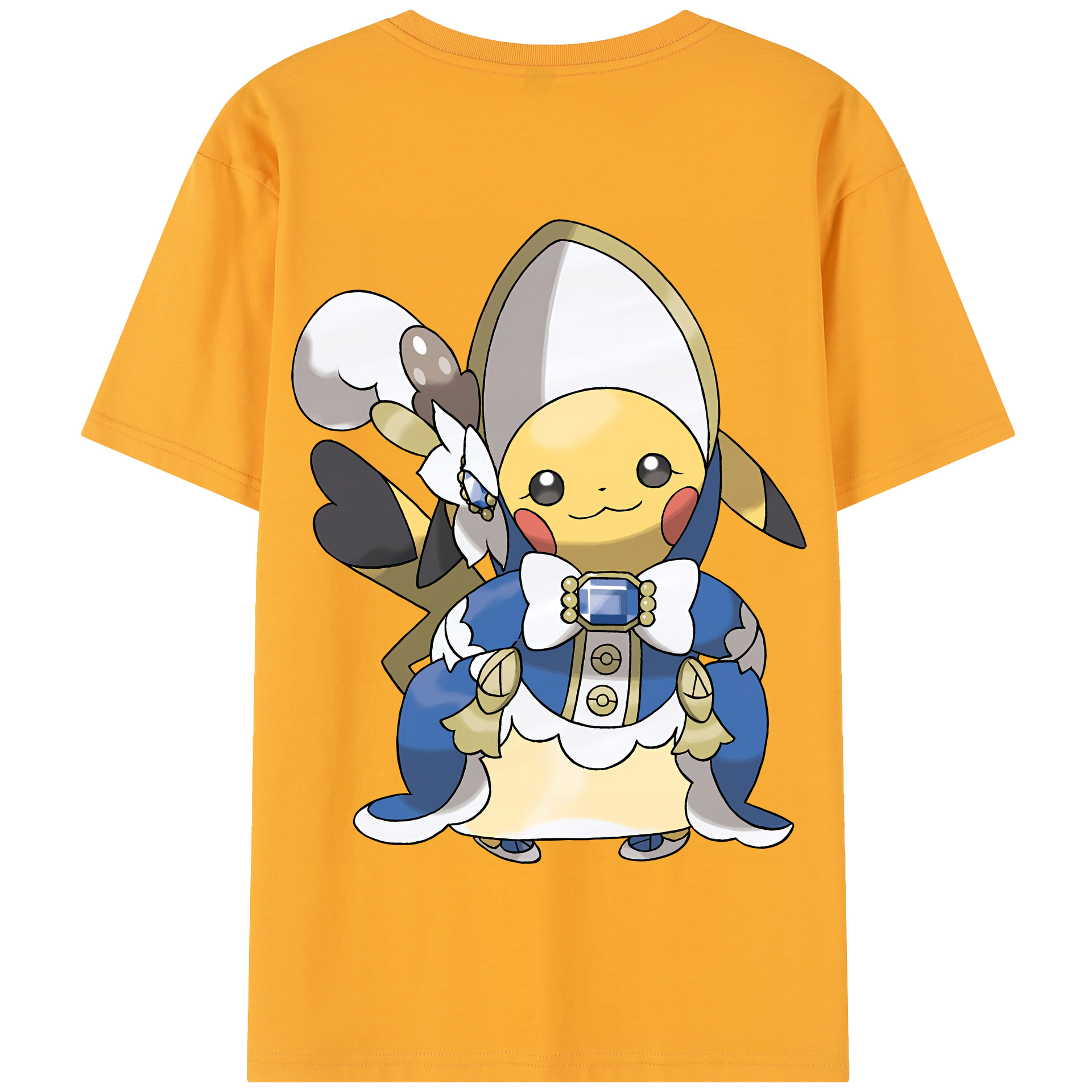 （画像用） ポケットモンスター Pokémon 綿100％半袖Tシャツ（背面プリント）
