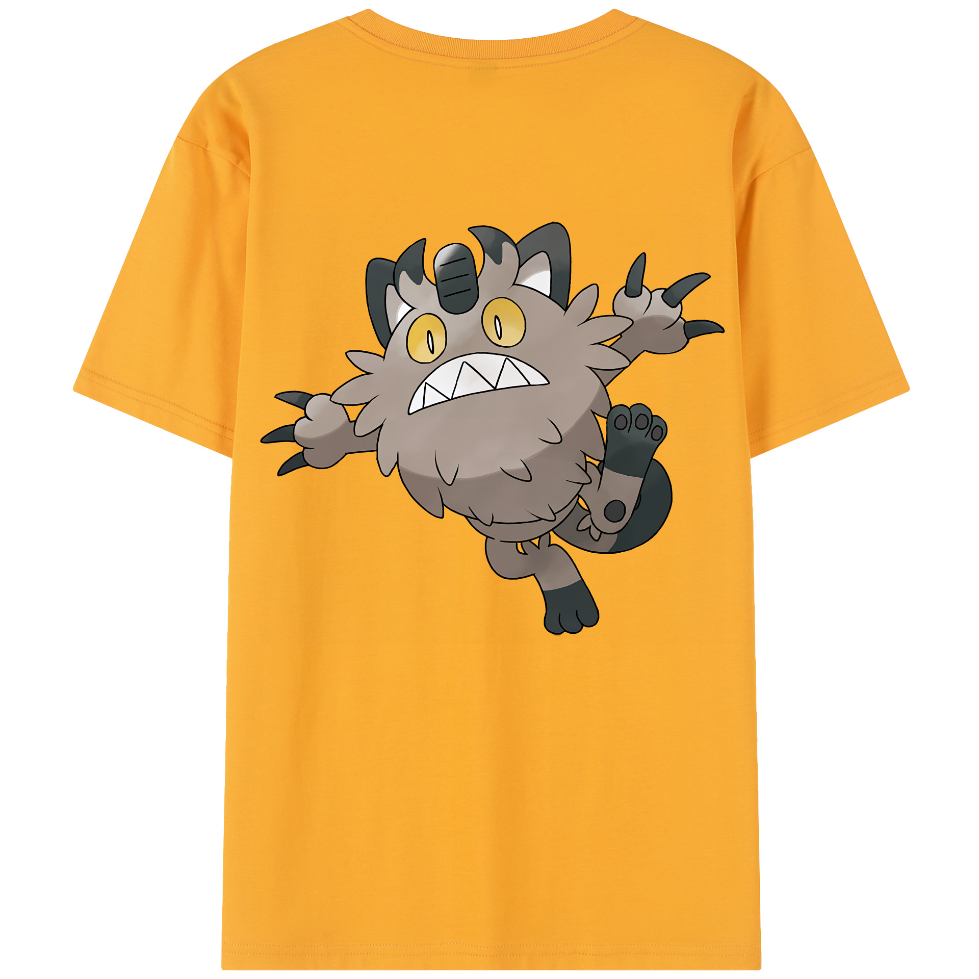 （画像用） ポケットモンスター Pokémon 綿100％半袖Tシャツ（背面プリント）