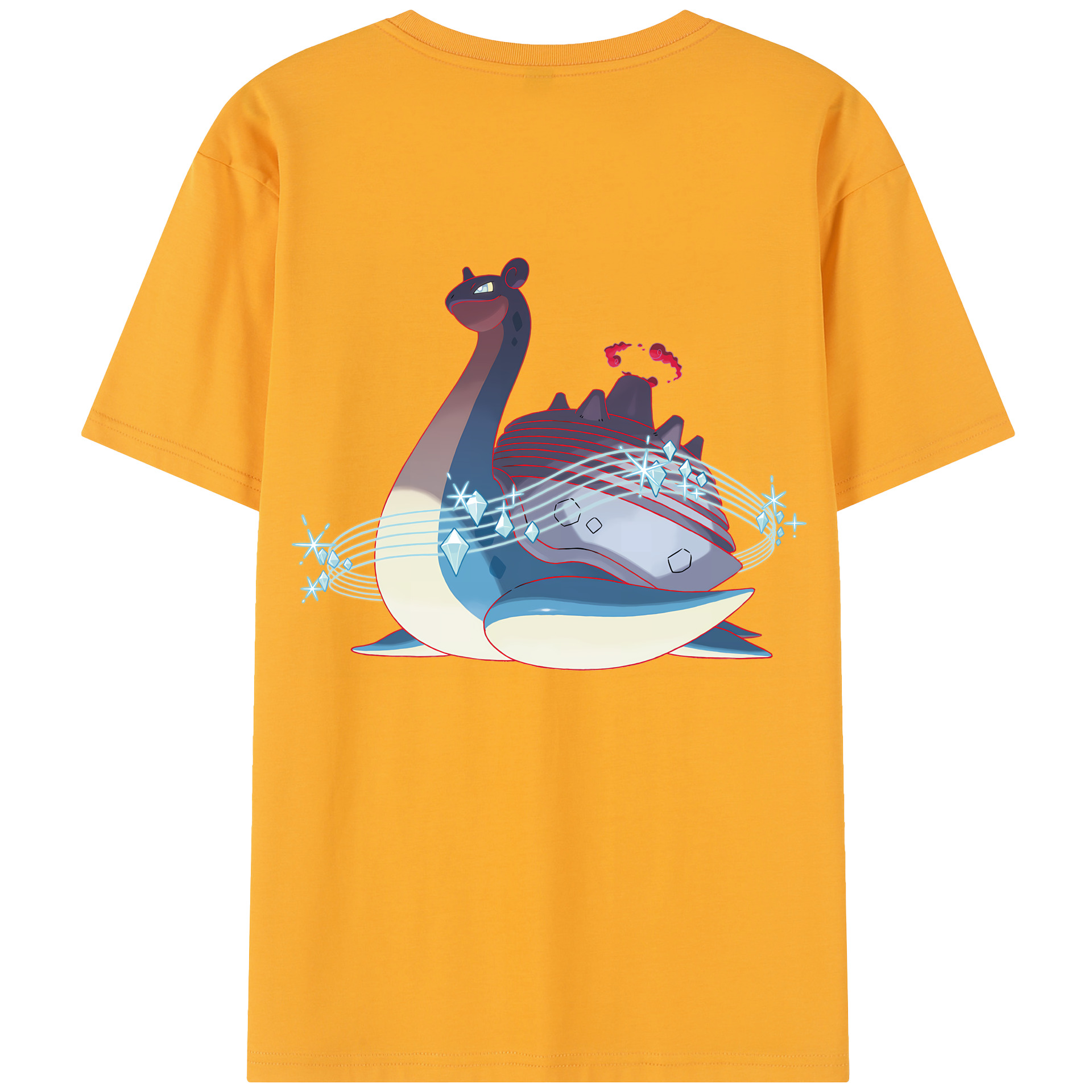 （画像用） ポケットモンスター Pokémon 綿100％半袖Tシャツ（背面プリント）