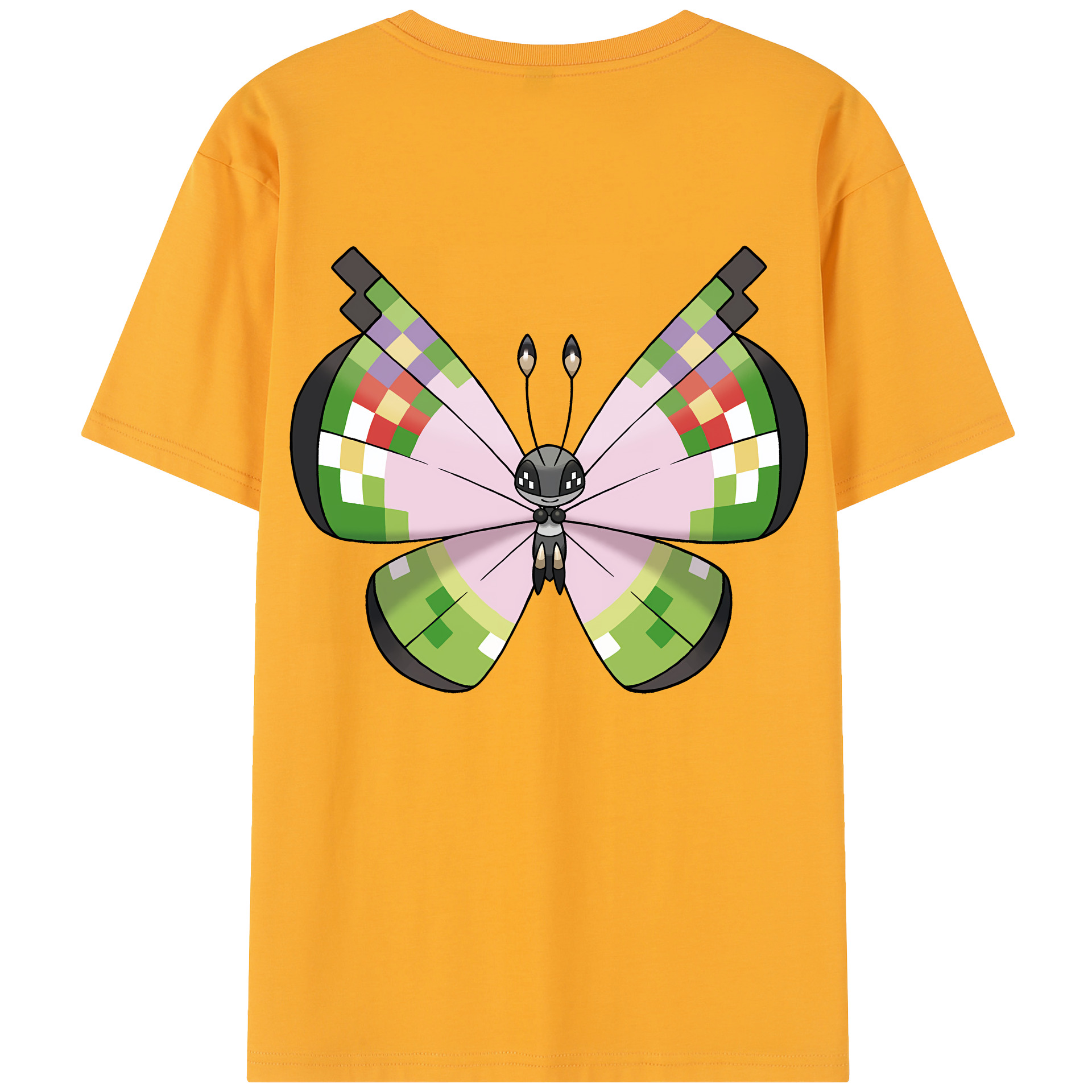 （画像用） ポケットモンスター Pokémon 綿100％半袖Tシャツ（背面プリント）