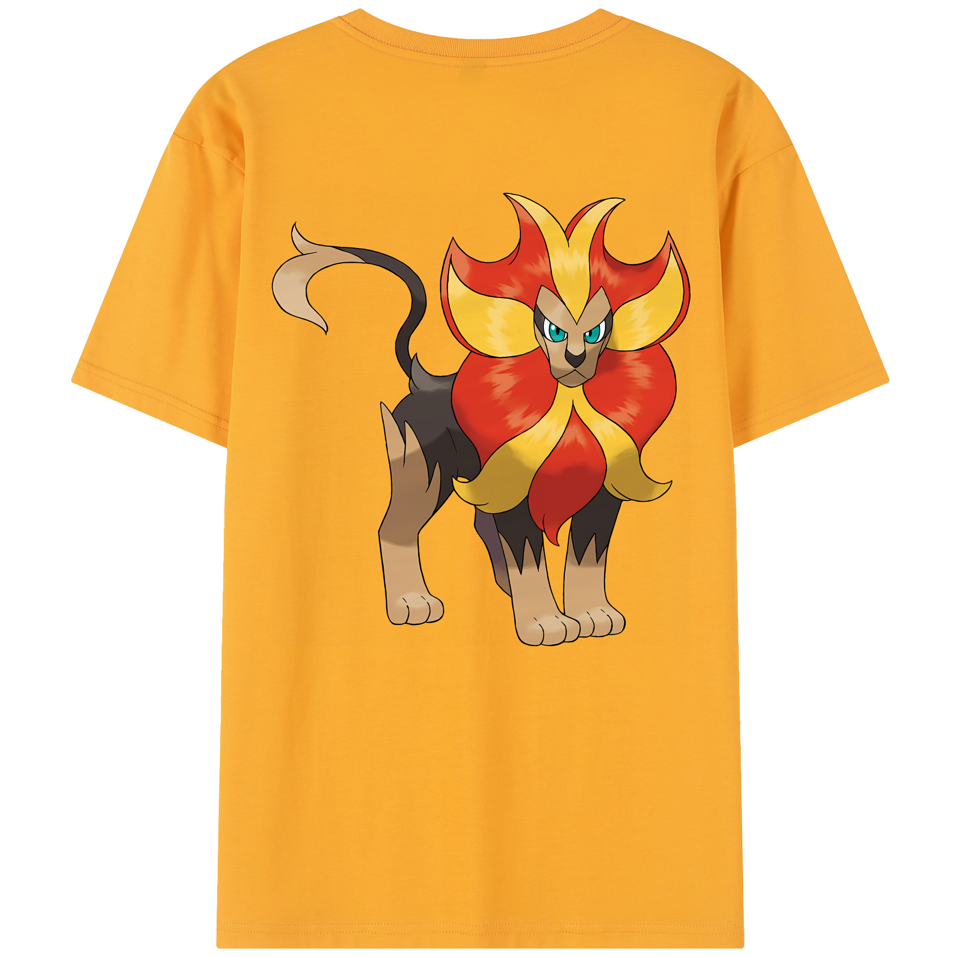 （画像用） ポケットモンスター Pokémon 綿100％半袖Tシャツ（背面プリント）