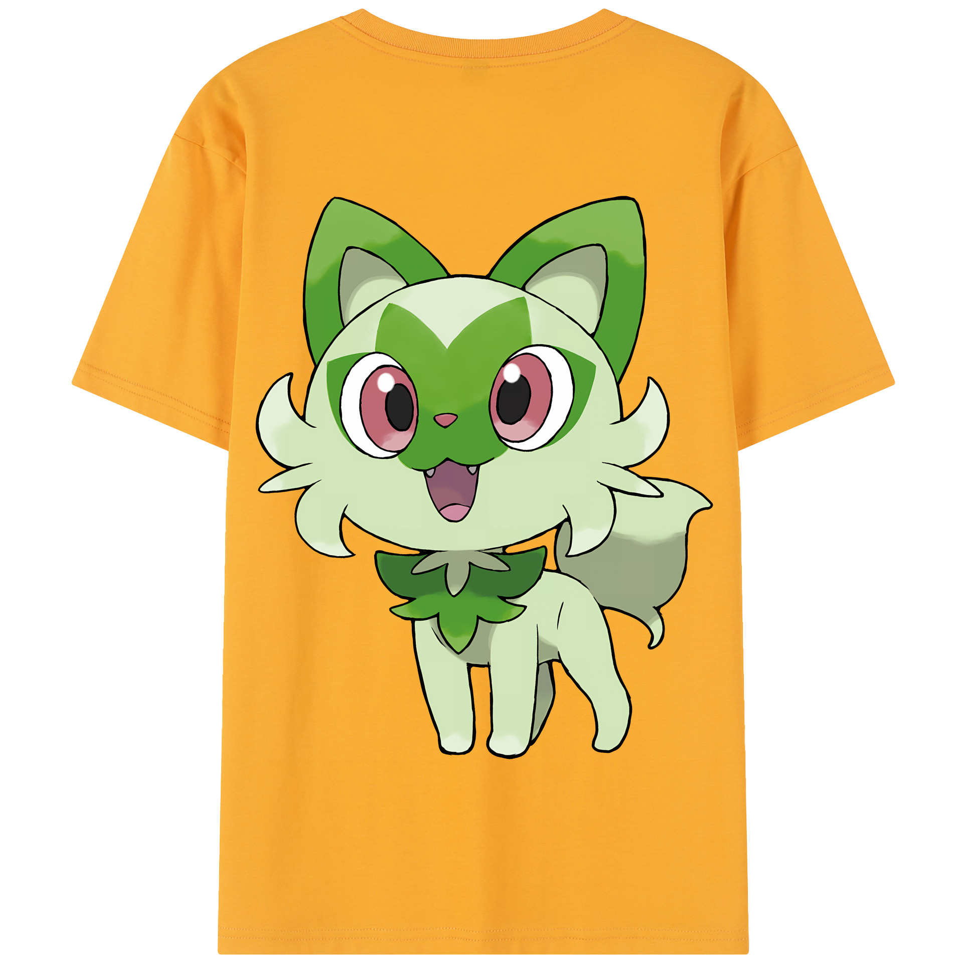 （画像用） ポケットモンスター Pokémon 綿100％半袖Tシャツ（背面プリント）