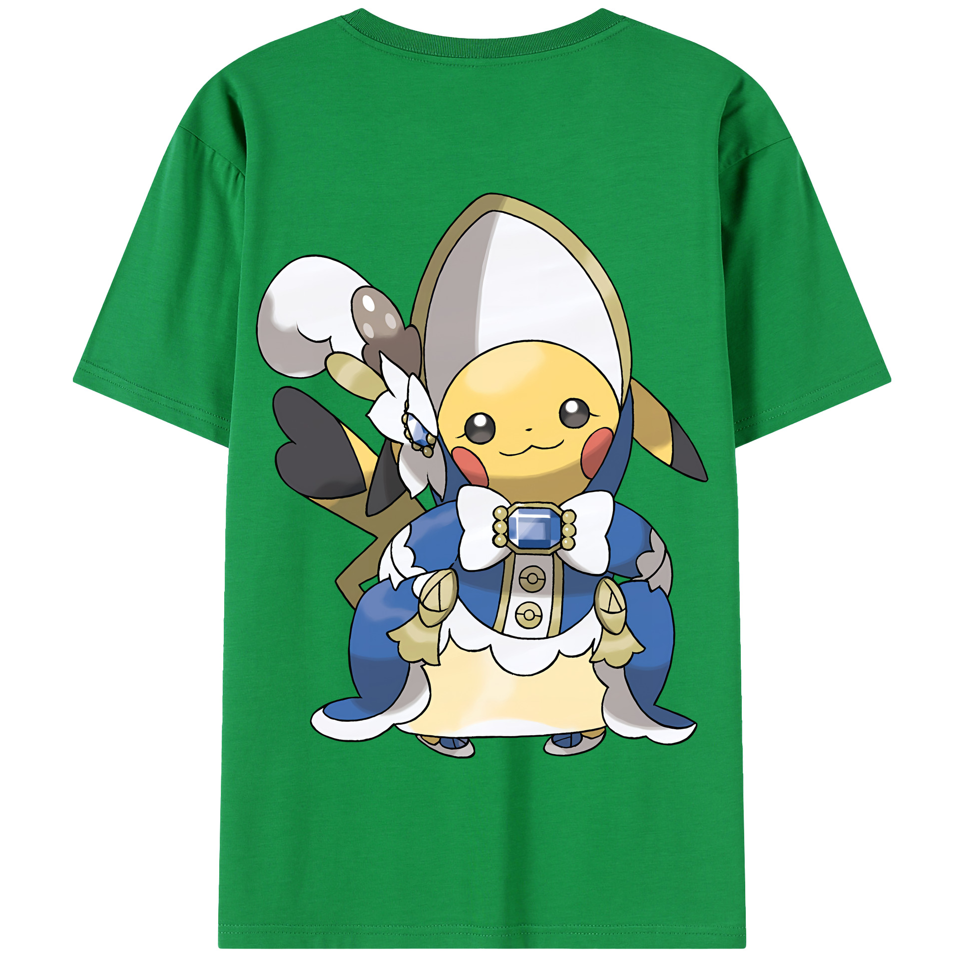 （画像用） ポケットモンスター Pokémon 綿100％半袖Tシャツ（背面プリント）