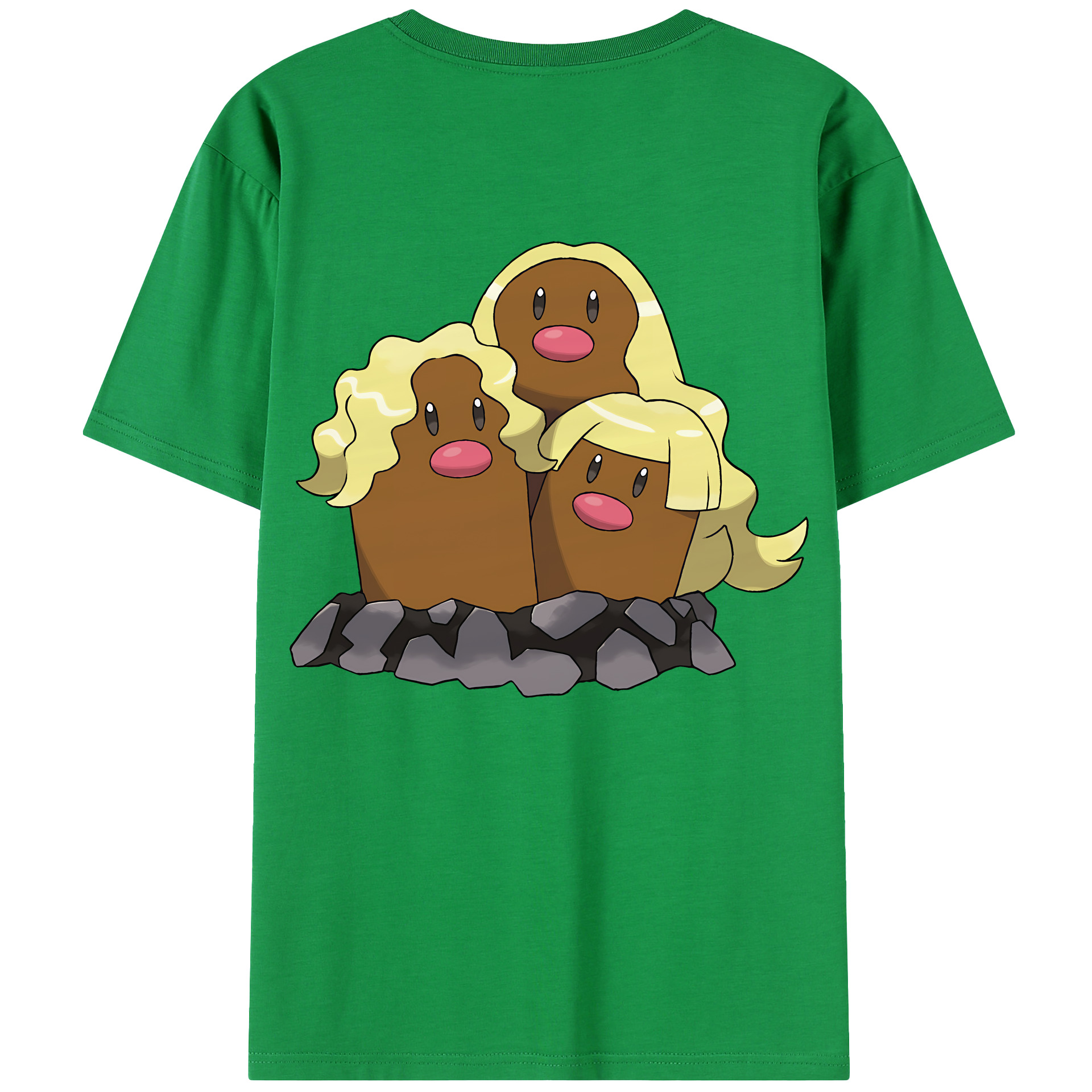 （画像用） ポケットモンスター Pokémon 綿100％半袖Tシャツ（背面プリント）