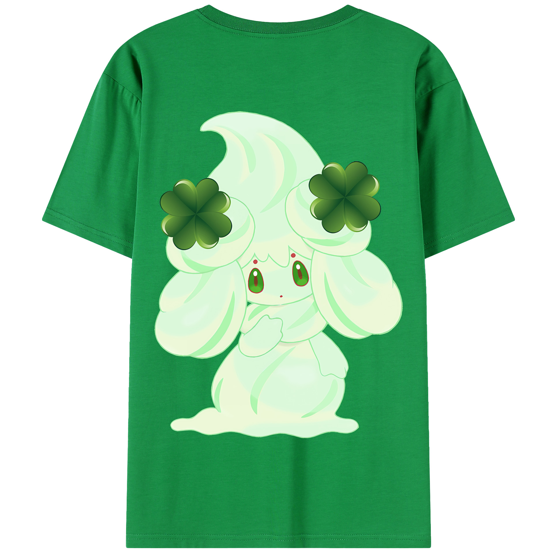 （画像用） ポケットモンスター Pokémon 綿100％半袖Tシャツ（背面プリント）
