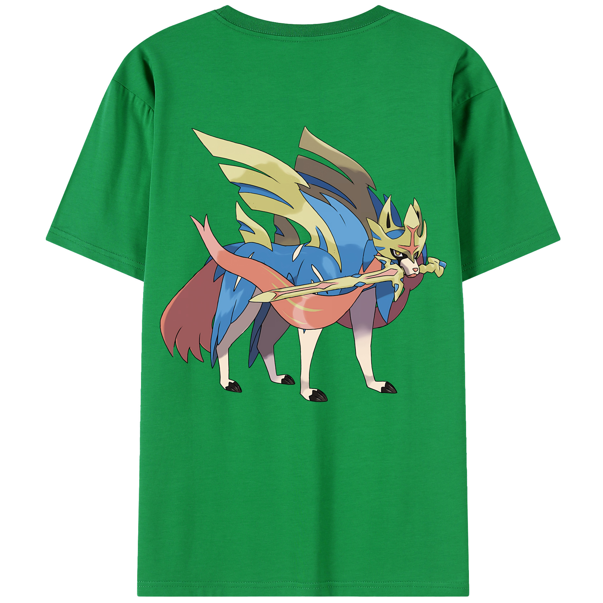 （画像用） ポケットモンスター Pokémon 綿100％半袖Tシャツ（背面プリント）
