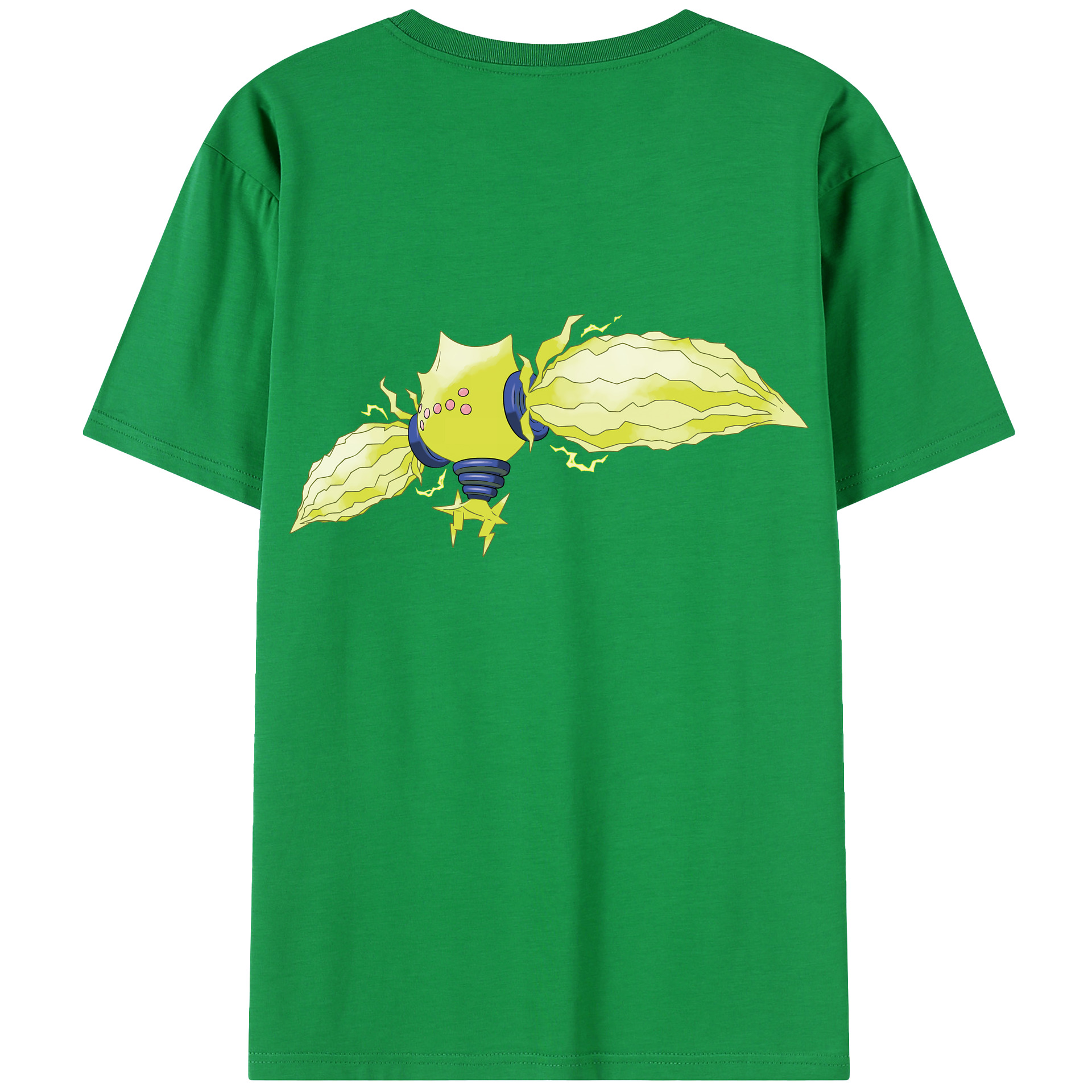 （画像用） ポケットモンスター Pokémon 綿100％半袖Tシャツ（背面プリント）