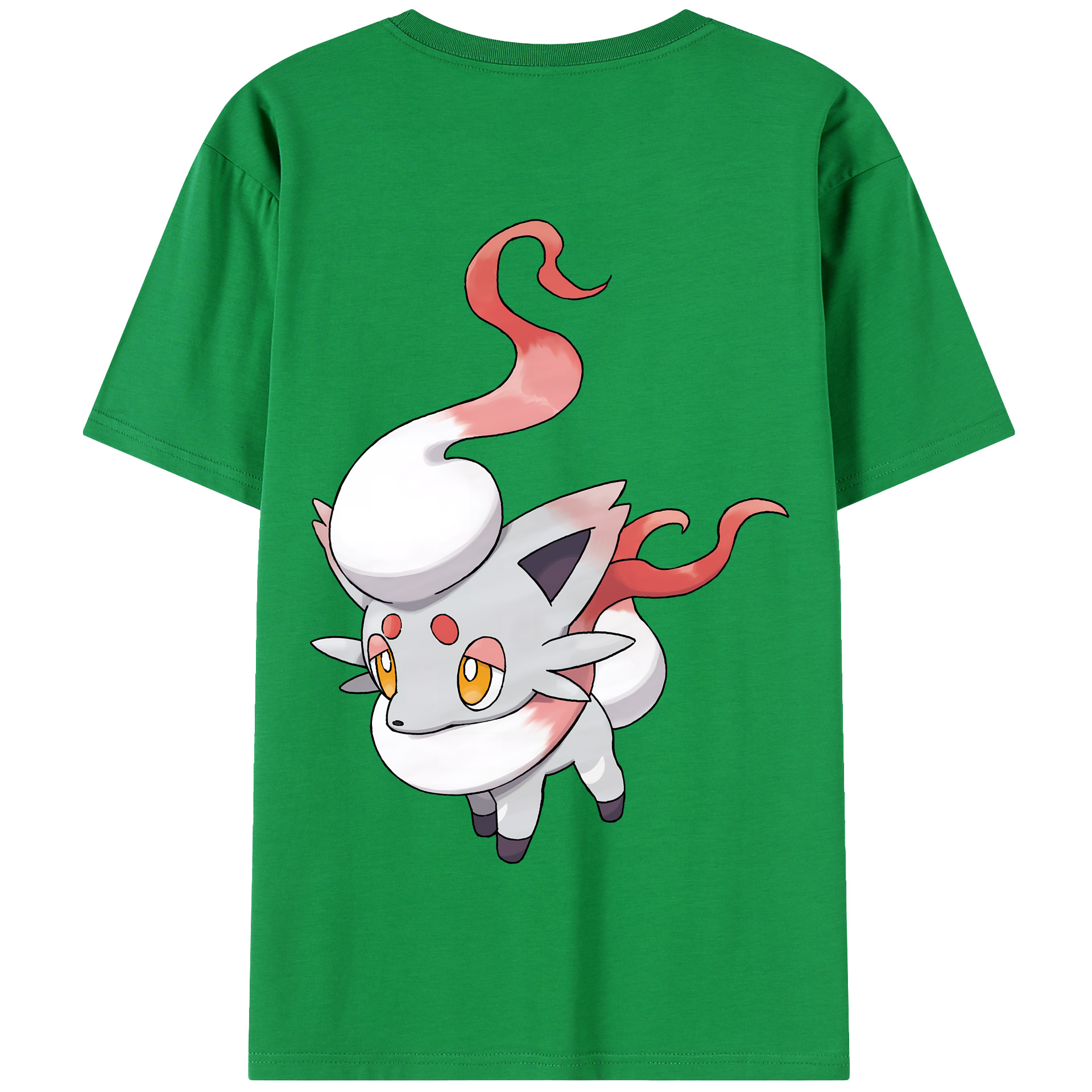 （画像用） ポケットモンスター Pokémon 綿100％半袖Tシャツ（背面プリント）